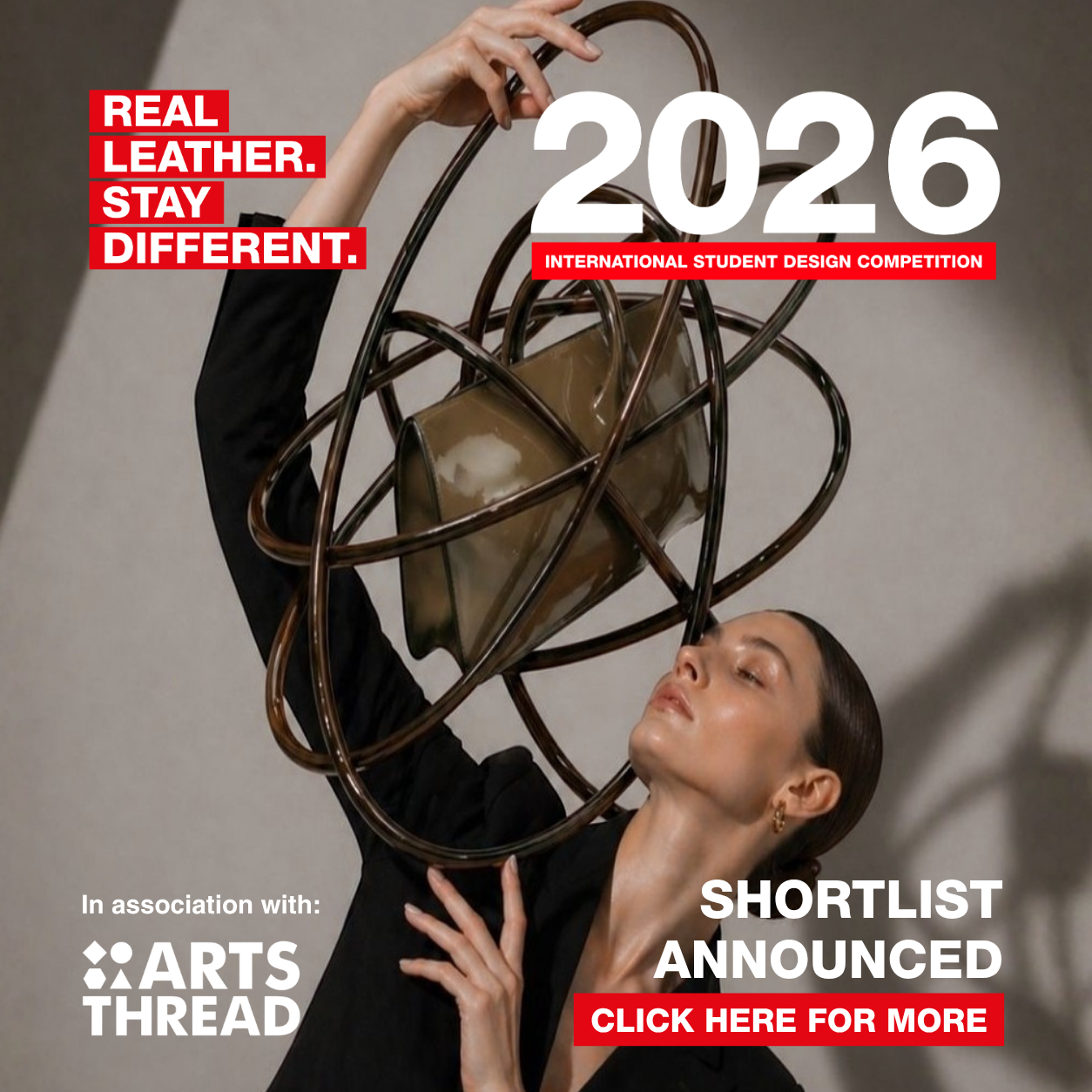 International Real Leather. Stay Different. Student Design Competition 2026