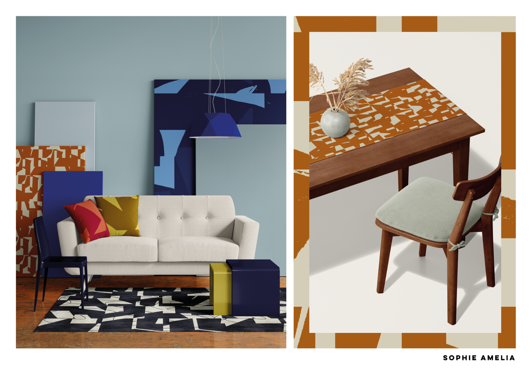 Living room and dining visualisations