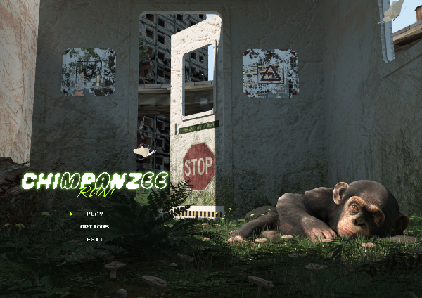 Chimpanzee, run!
