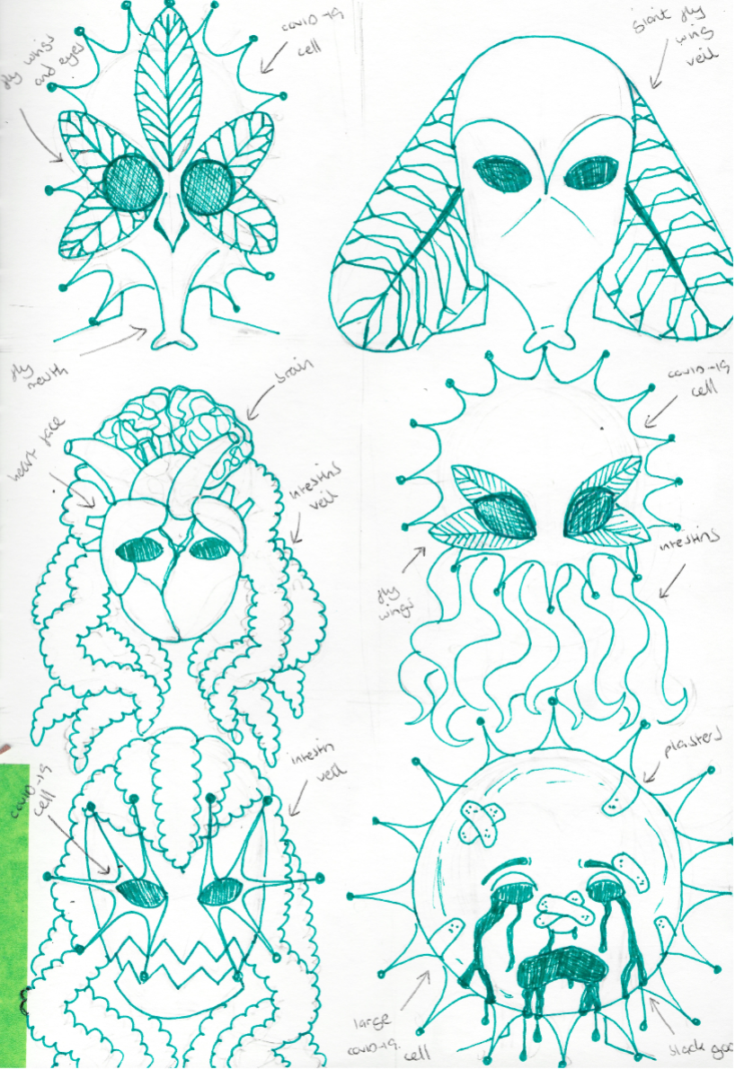 designing pestilence's mask