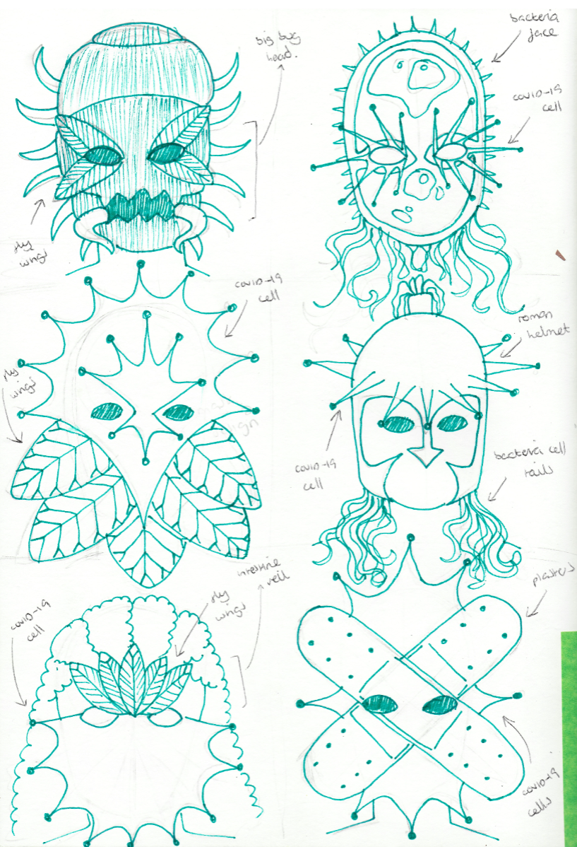 designing pestilence's mask