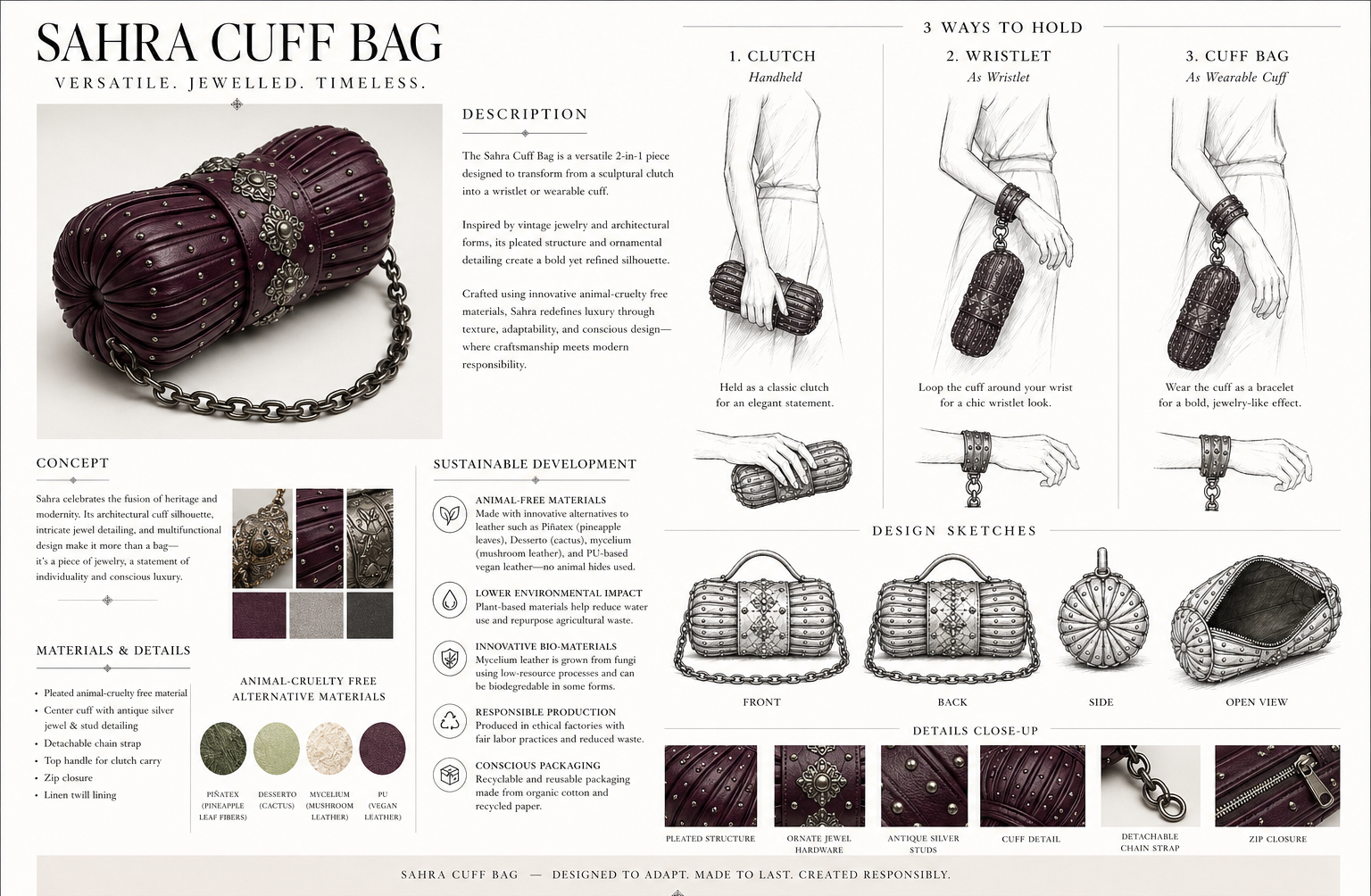 Sahra cuff bag, portfolio item 3