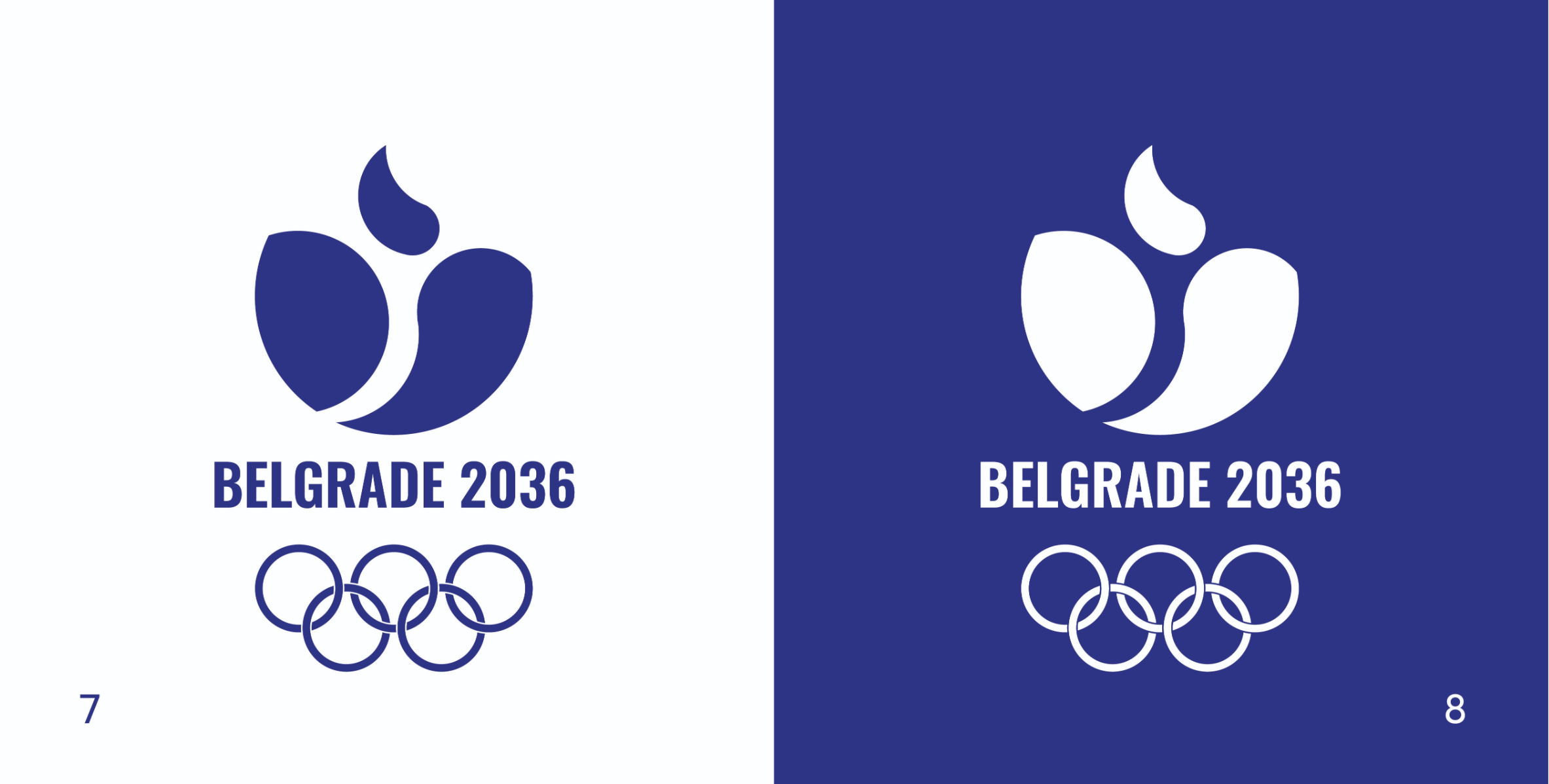 Visual Identity Design for the Belgrade 2036 Summer Olympic Games, portfolio item 6