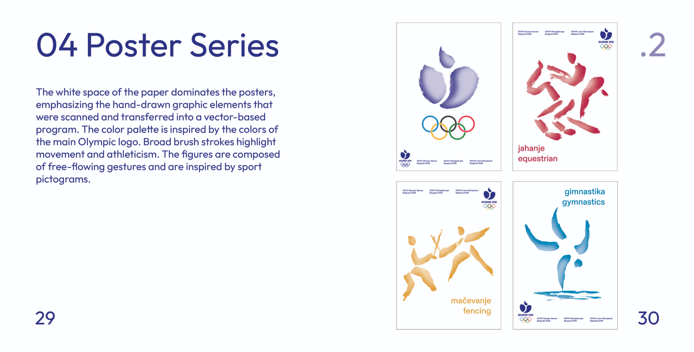 Visual Identity Design for the Belgrade 2036 Summer Olympic Games, portfolio item 17