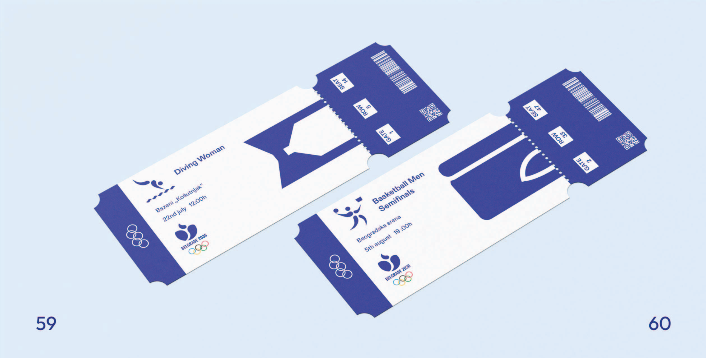 Visual Identity Design for the Belgrade 2036 Summer Olympic Games, portfolio item 32