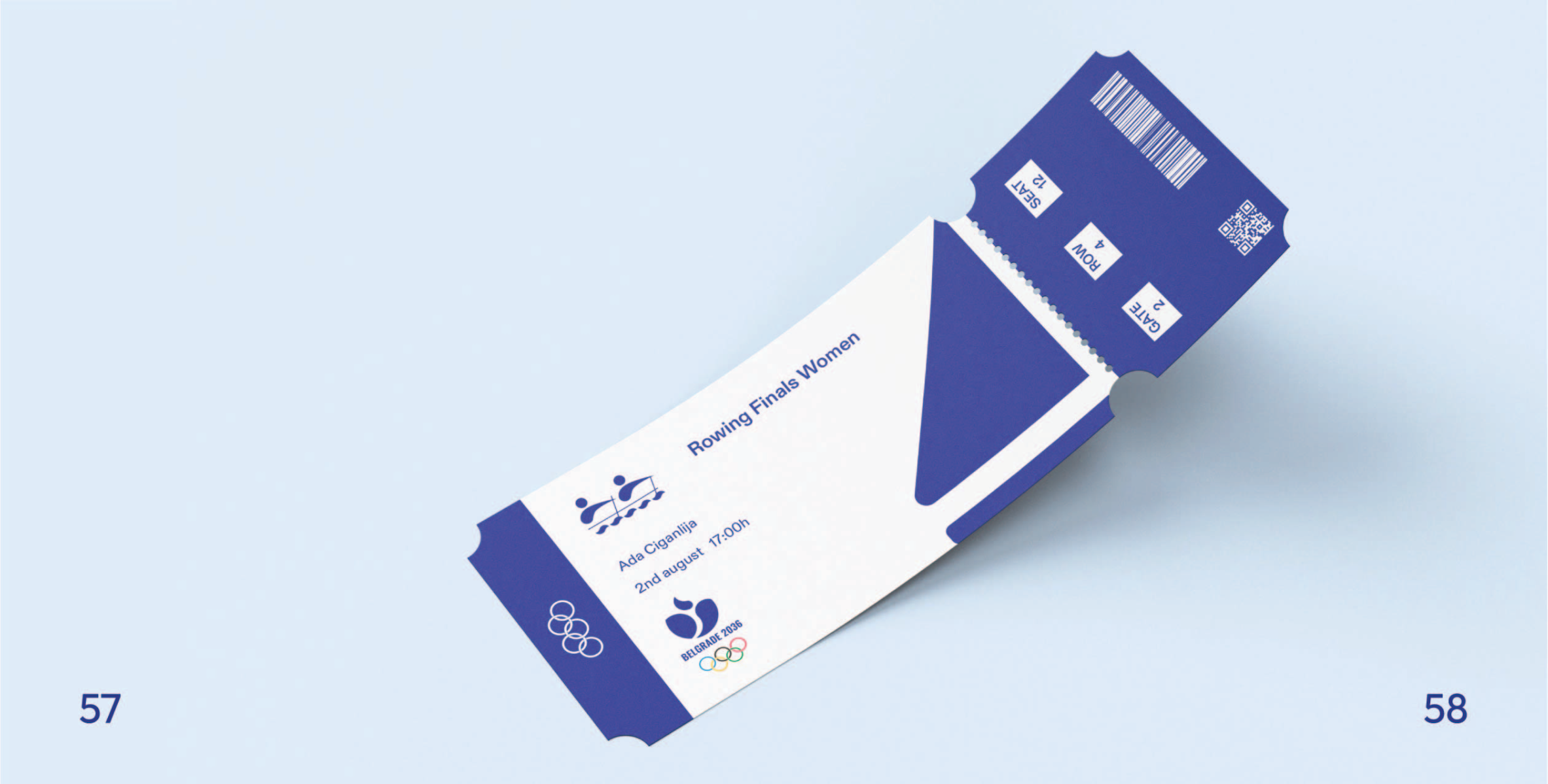 Visual Identity Design for the Belgrade 2036 Summer Olympic Games, portfolio item 31