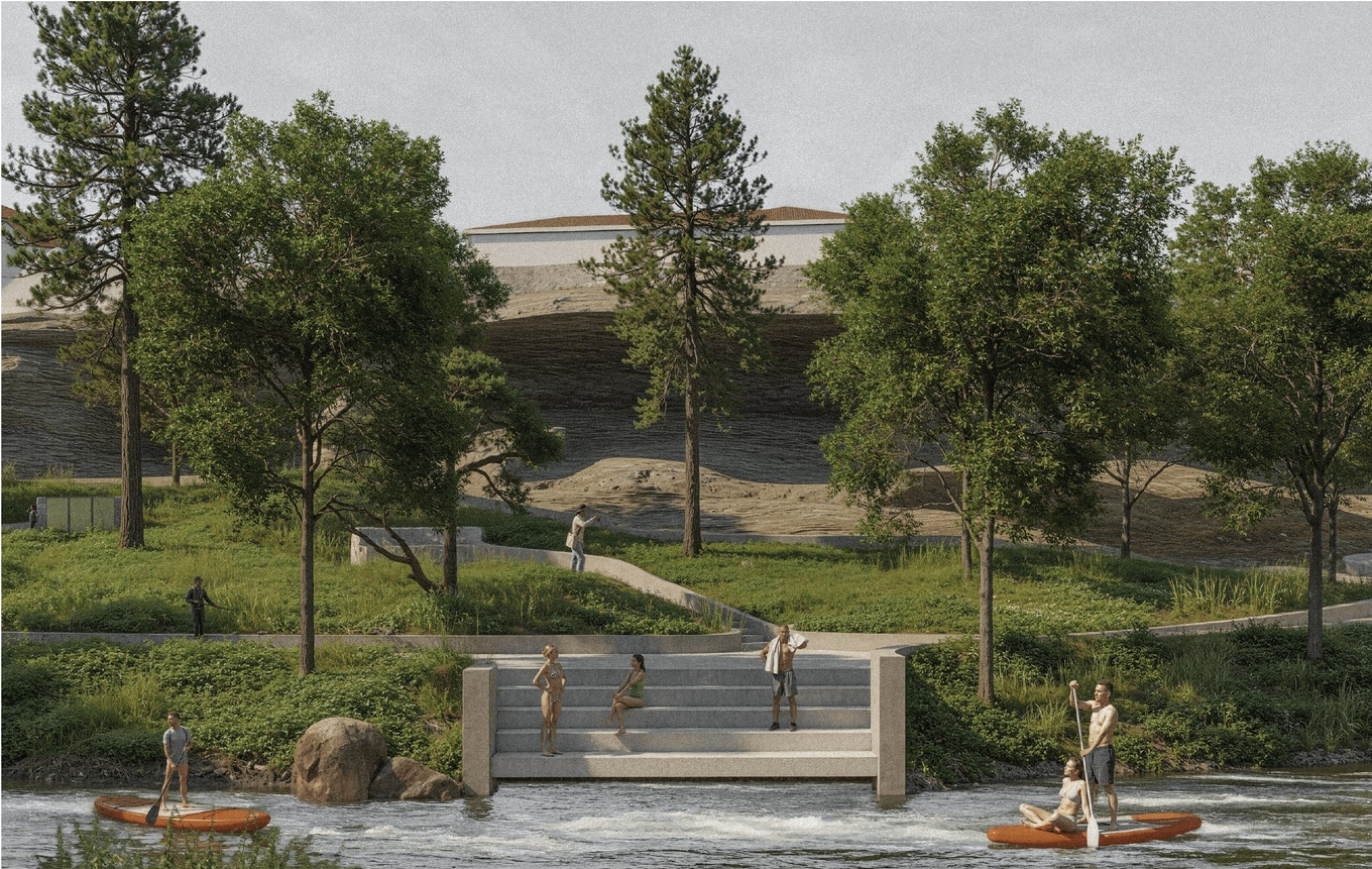 ARTICULATION OF URBAN EDGES – REACTIVATING THE RIBNICA AS pODGORICA'S URBAN CLASP, portfolio item 5