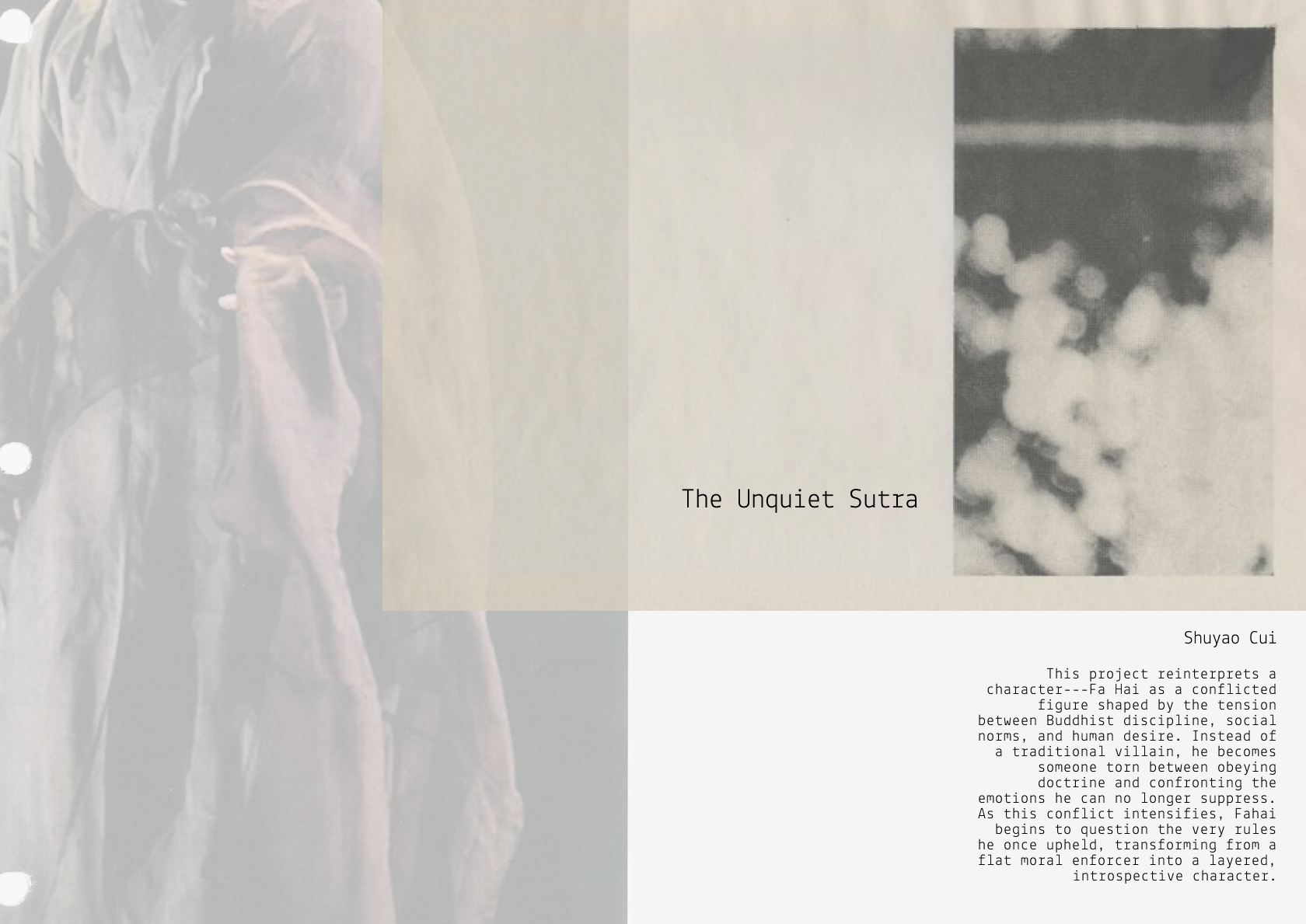 The unquiet sutra, portfolio item 5