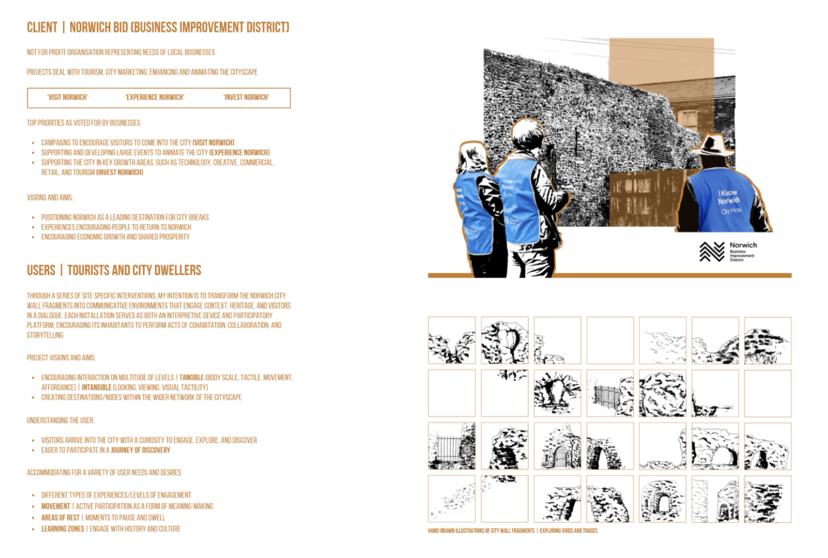 JOURNEY OF DISCOVERY - Norwich CITY WALLS, portfolio item 4