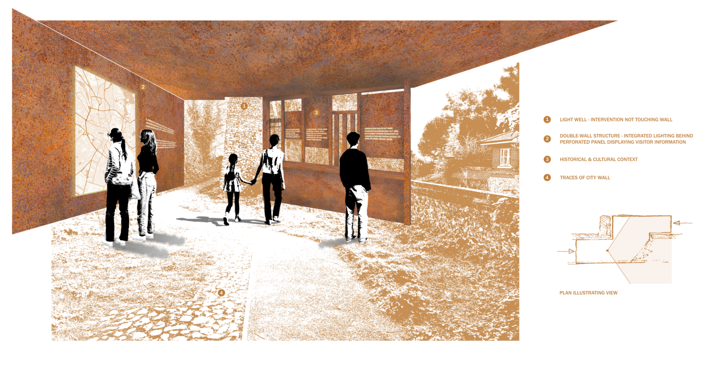 JOURNEY OF DISCOVERY - Norwich CITY WALLS, portfolio item 7