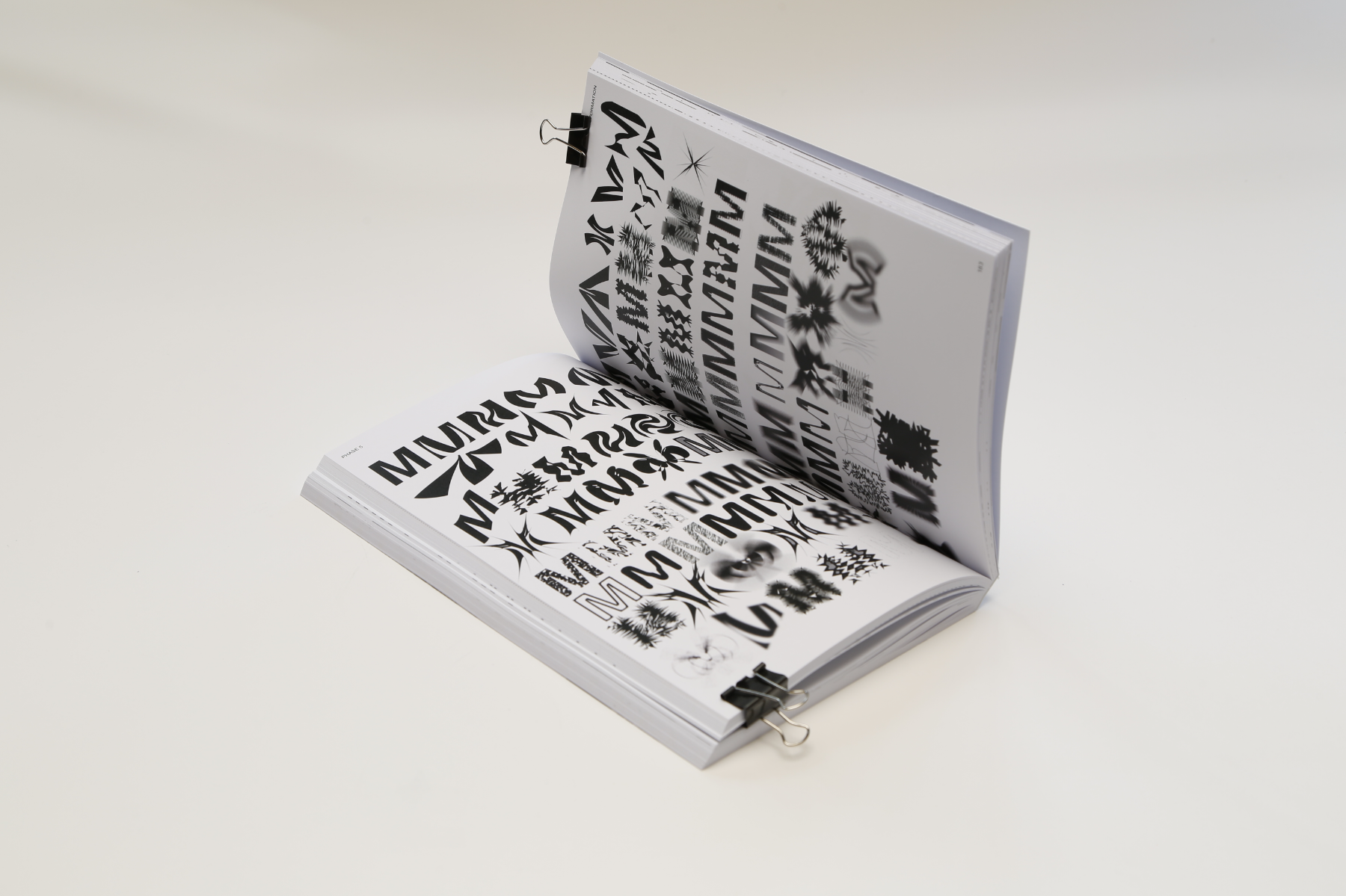 Experimental Type Design on Migration, portfolio item 22