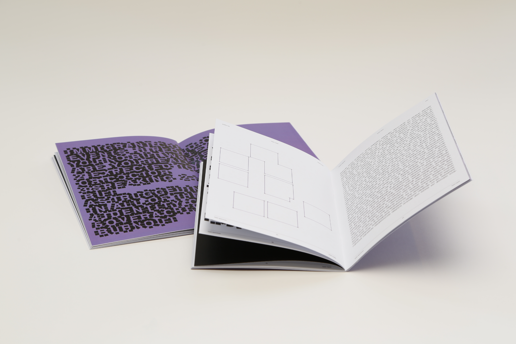 Experimental Type Design on Migration, portfolio item 18