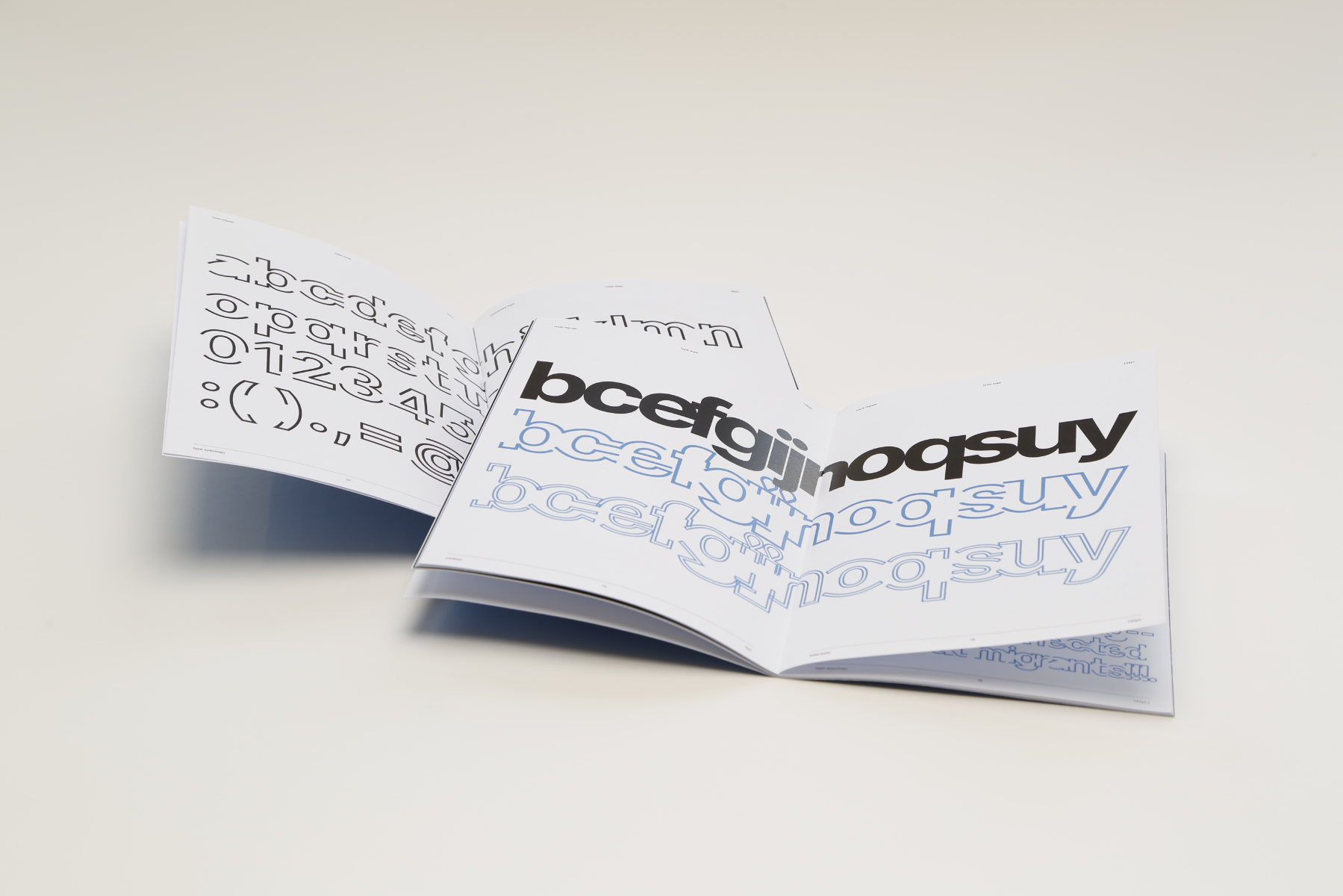 Experimental Type Design on Migration, portfolio item 6