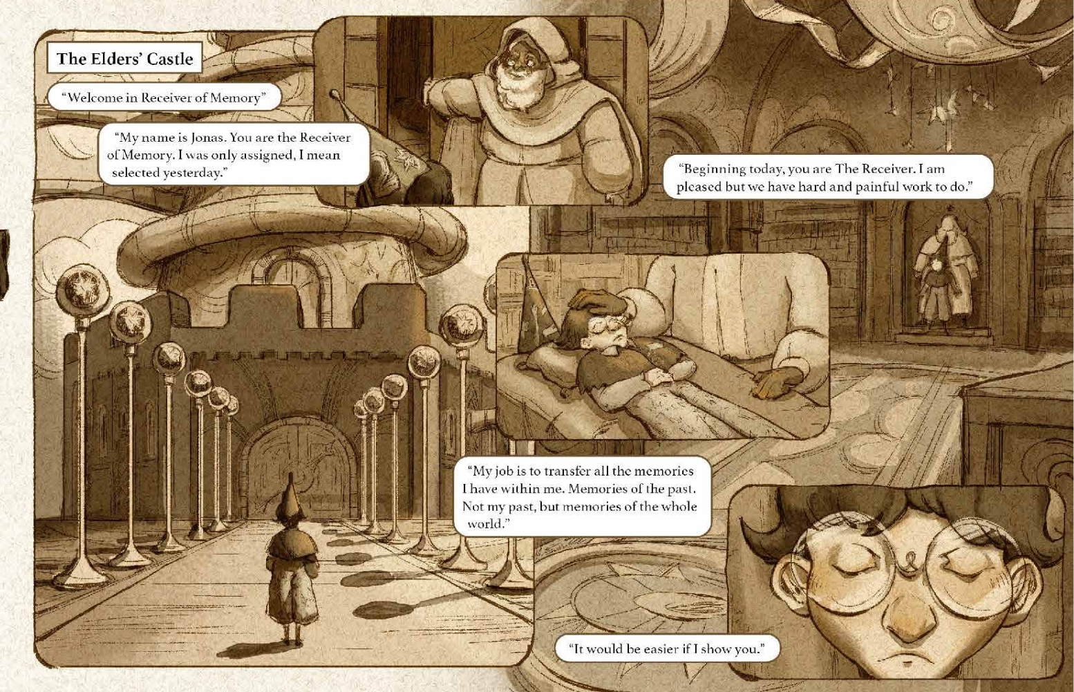 The Giver: a graphic novel, portfolio item 2