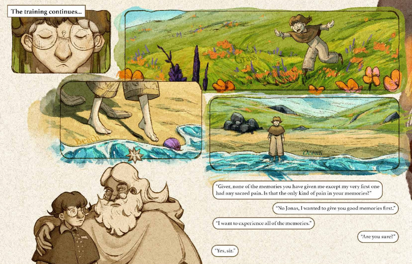 The Giver: a graphic novel, portfolio item 5