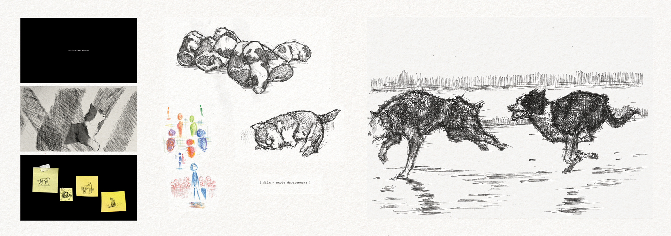 The runaway horses, portfolio item 7