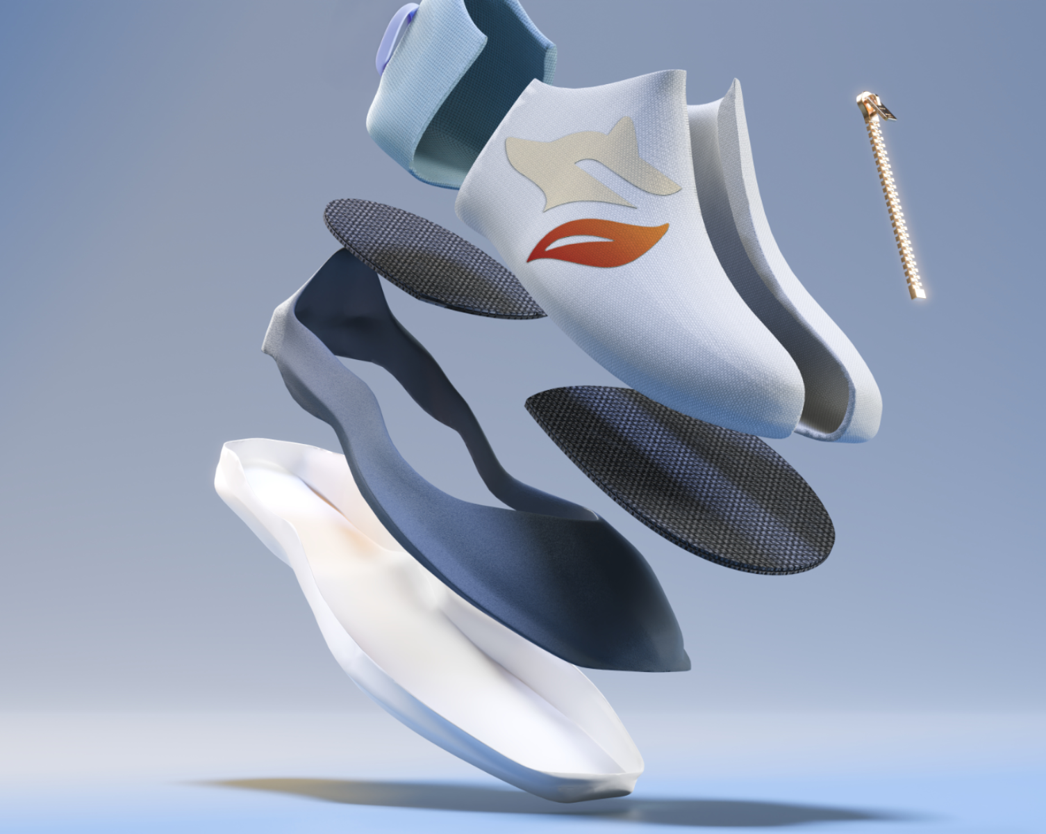 Flexi - Modular footwear design project, portfolio item 6