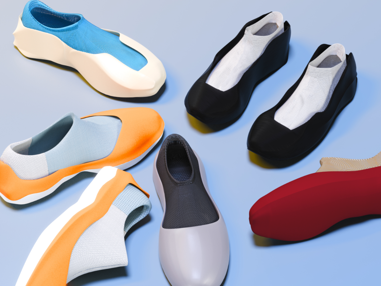 Flexi - Modular footwear design project, portfolio item 2