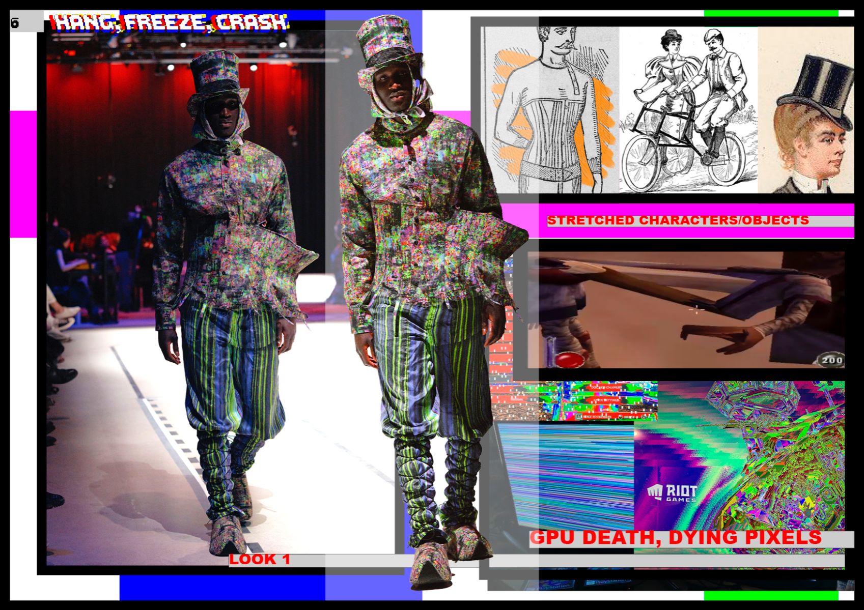 HANg, freeze, crash - video game and hardware glitches meet victorian fashion, portfolio item 10