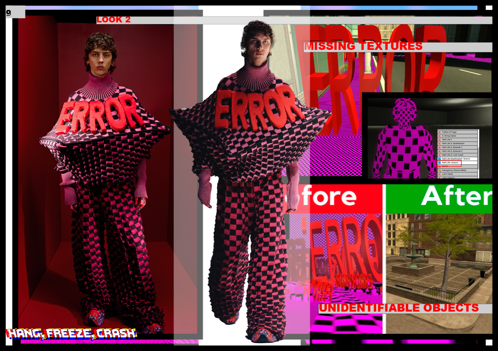 HANg, freeze, crash - video game and hardware glitches meet victorian fashion, portfolio item 13