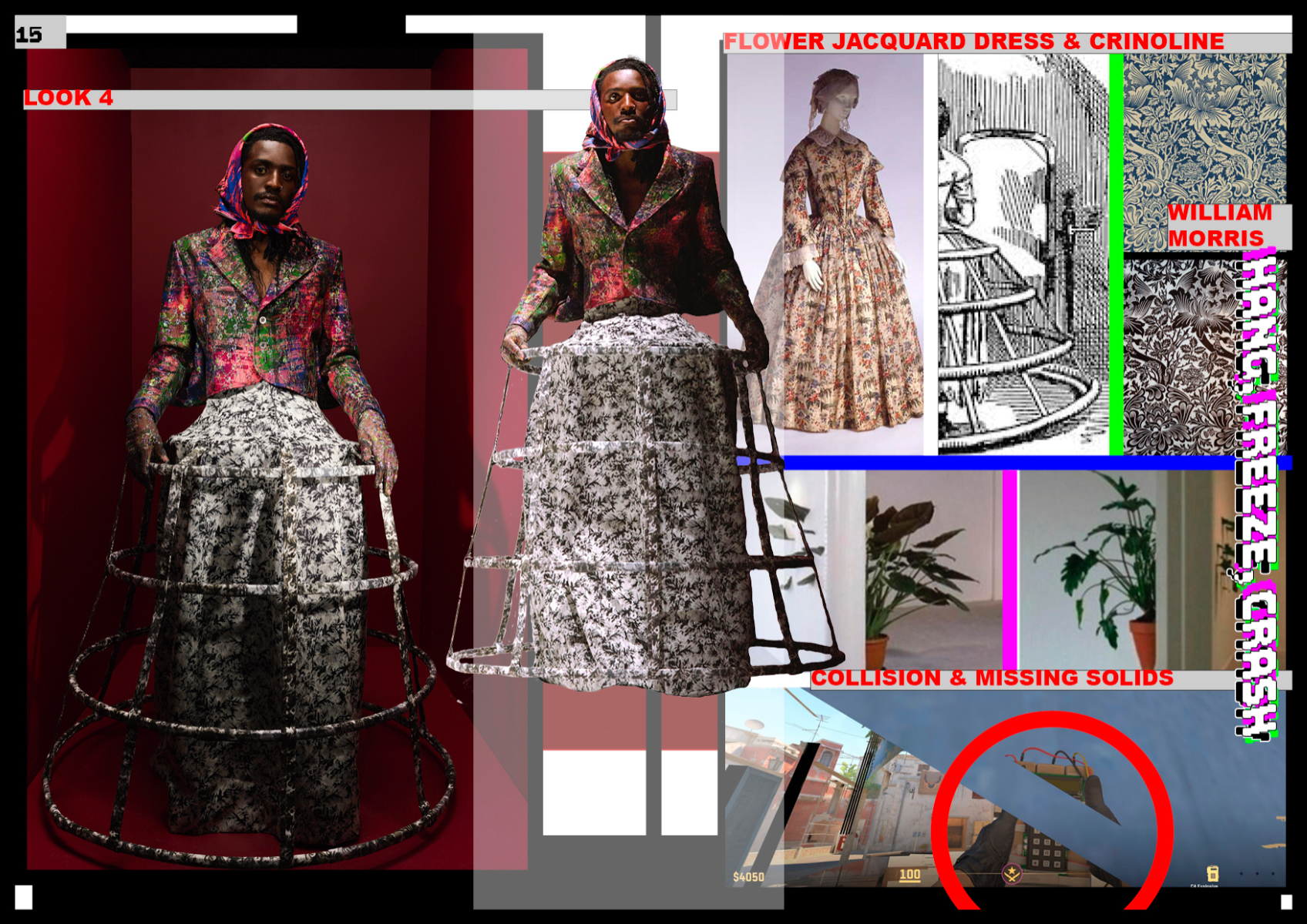 HANg, freeze, crash - video game and hardware glitches meet victorian fashion, portfolio item 19