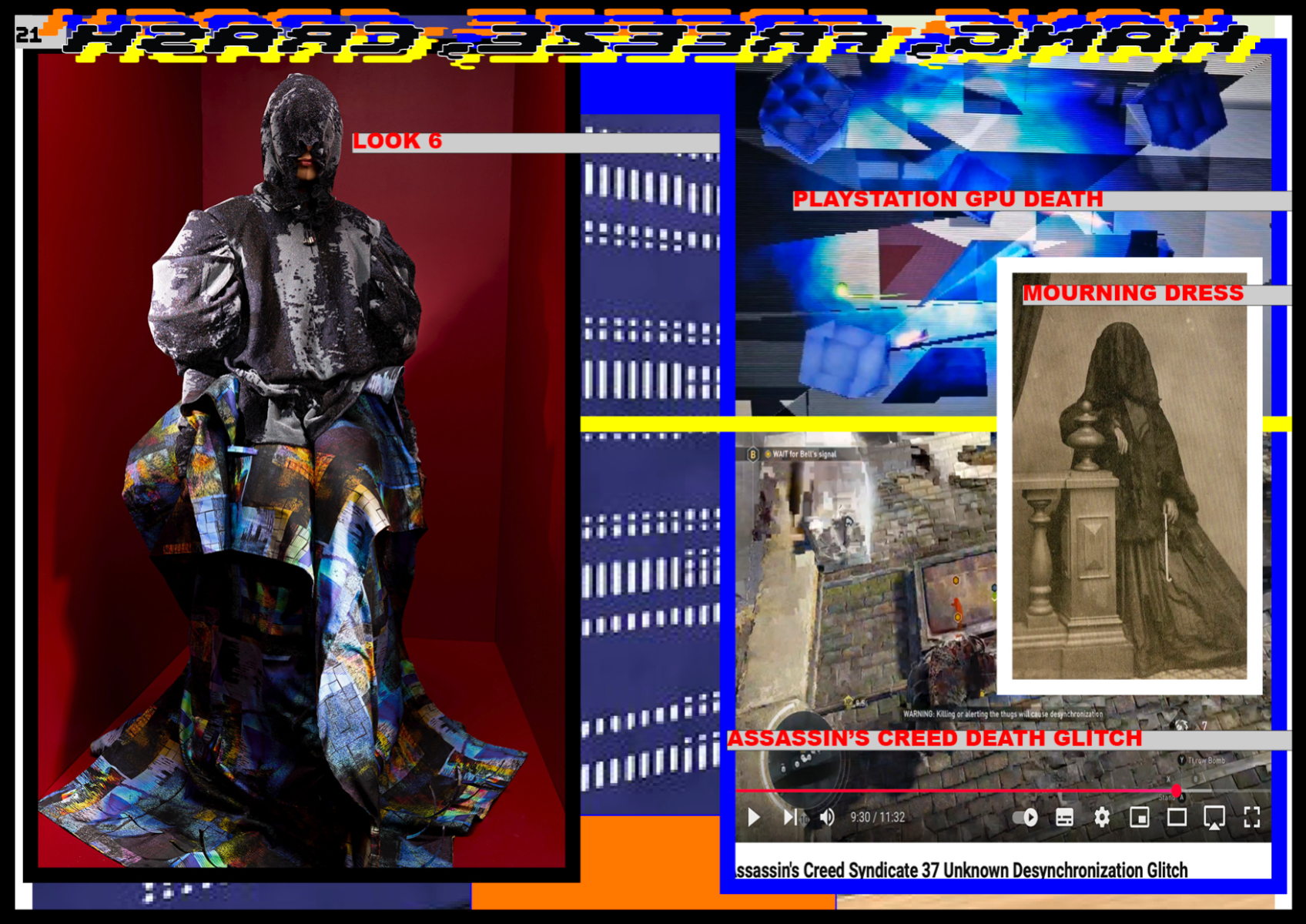 HANg, freeze, crash - video game and hardware glitches meet victorian fashion, portfolio item 25
