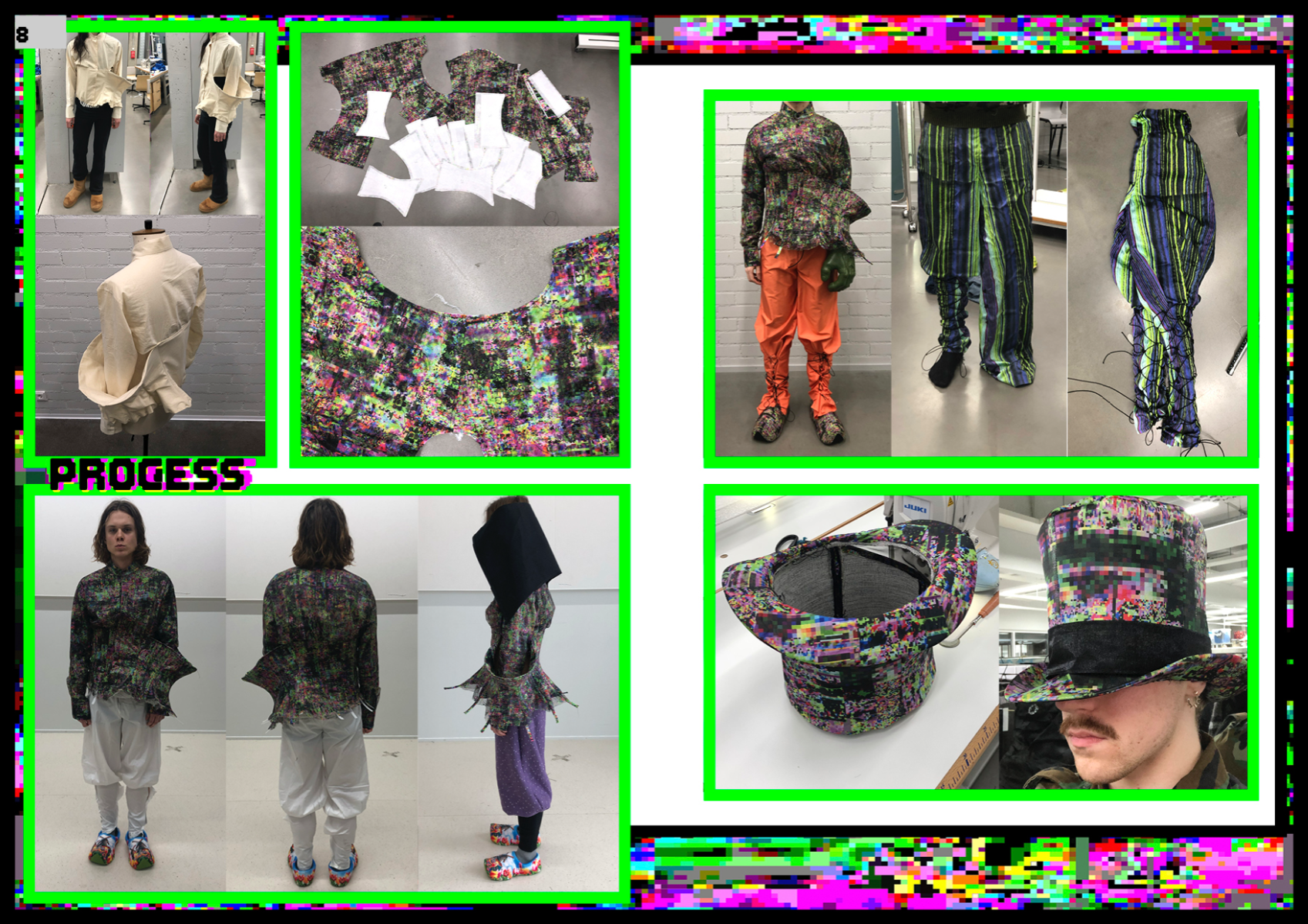 HANg, freeze, crash - video game and hardware glitches meet victorian fashion, portfolio item 12