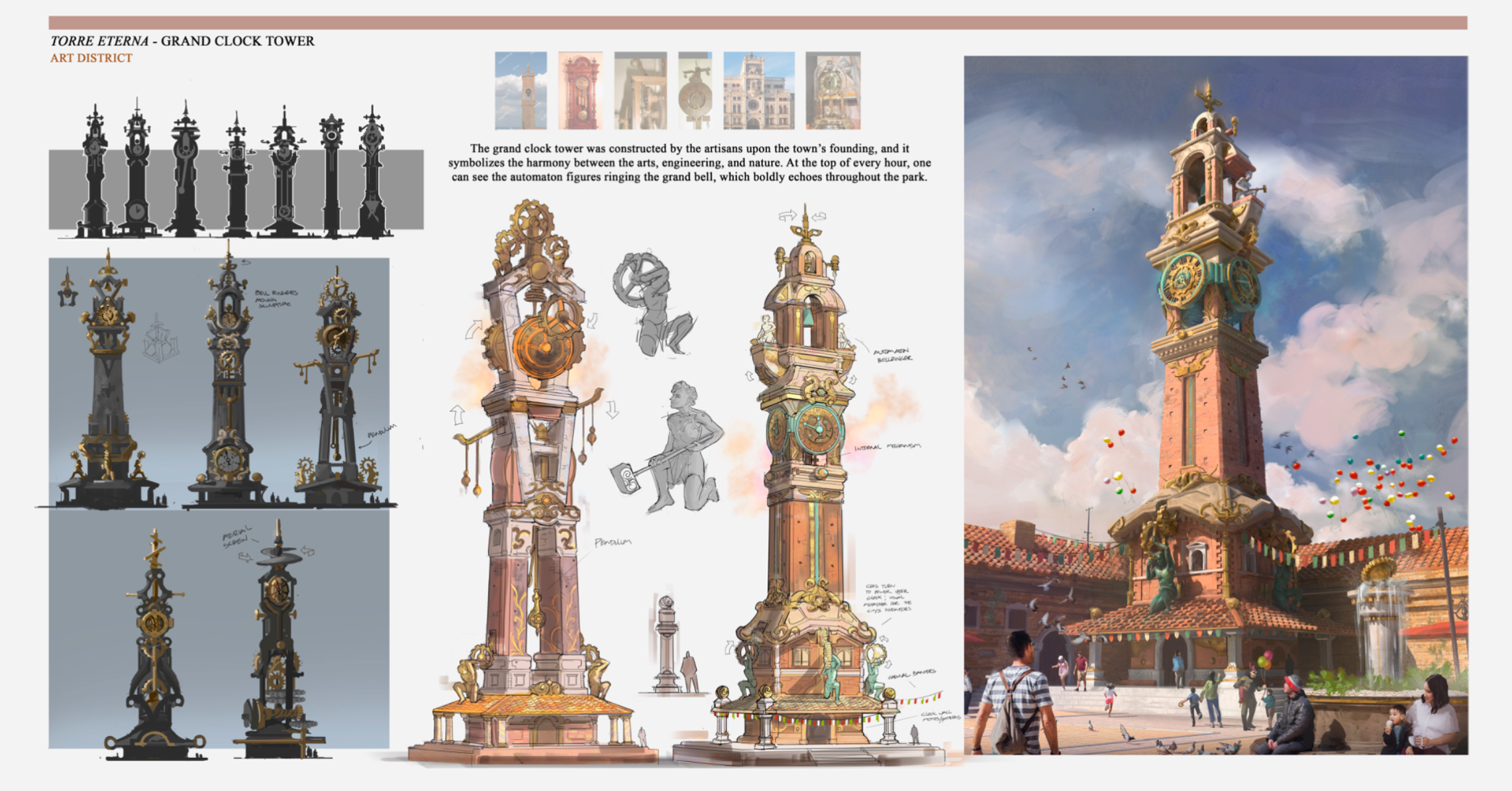 Clockpark - theme park concept, portfolio item 2