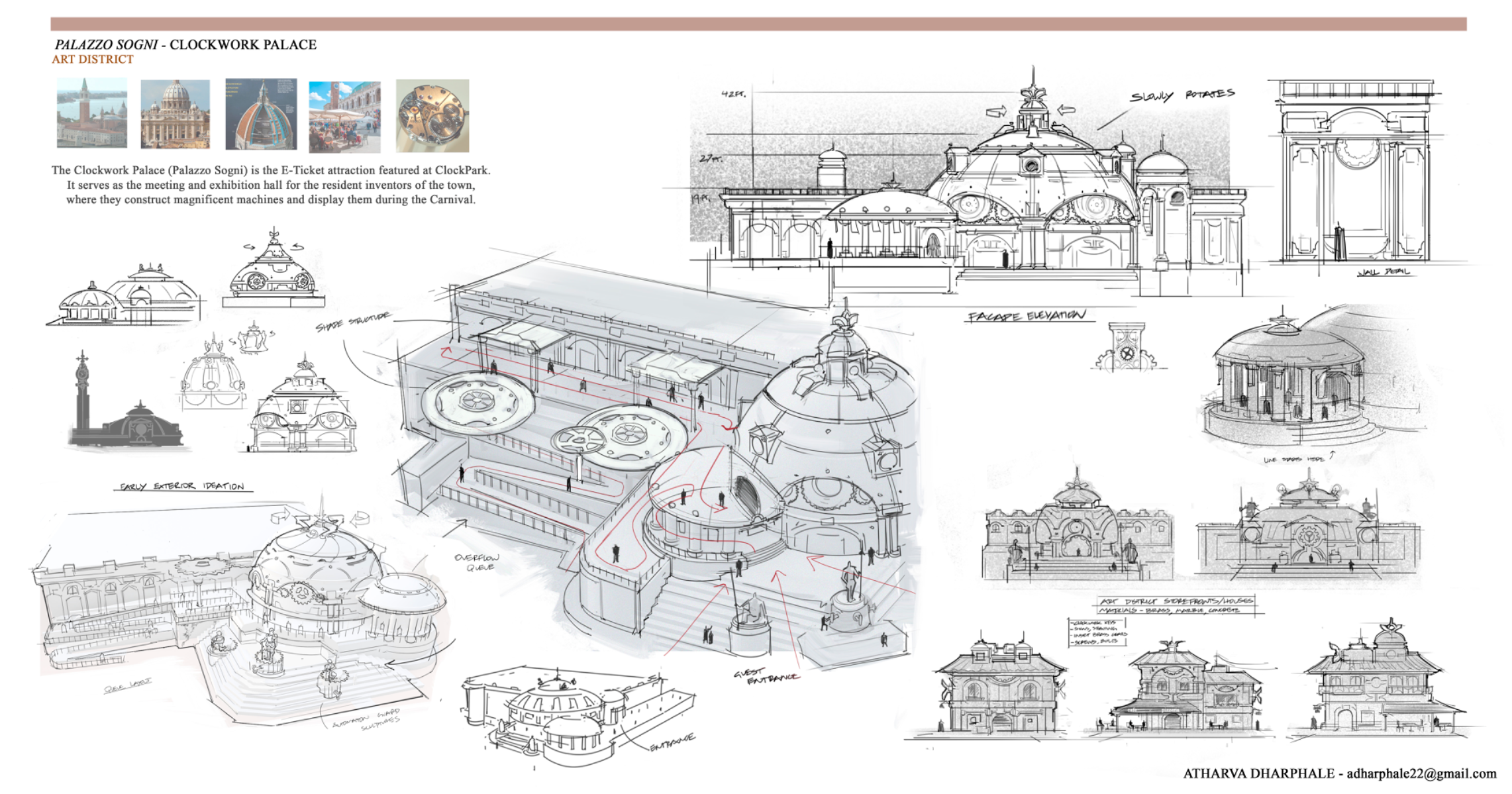 Clockpark - theme park concept, portfolio item 3