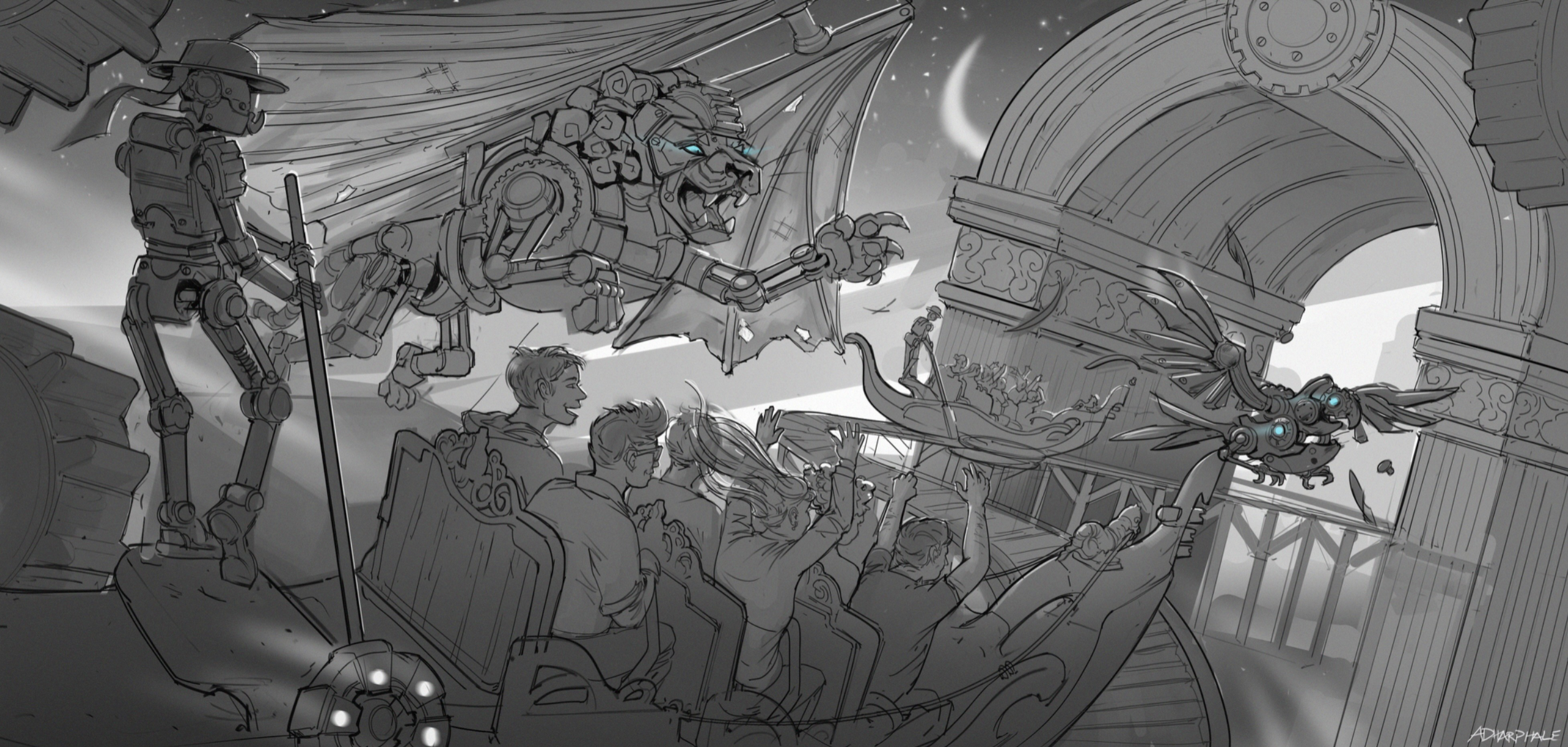 Clockpark - theme park concept, portfolio item 9