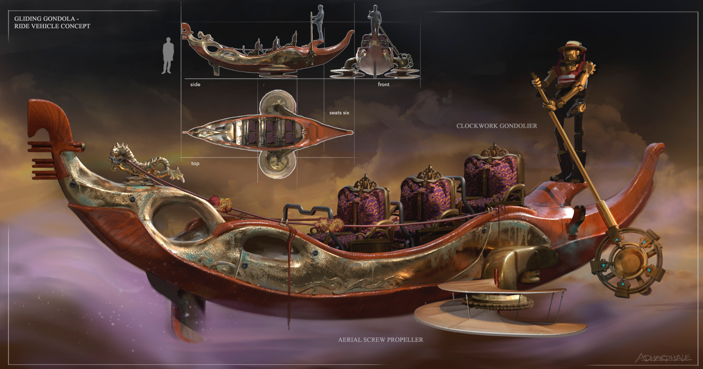 Clockpark - theme park concept, portfolio item 8
