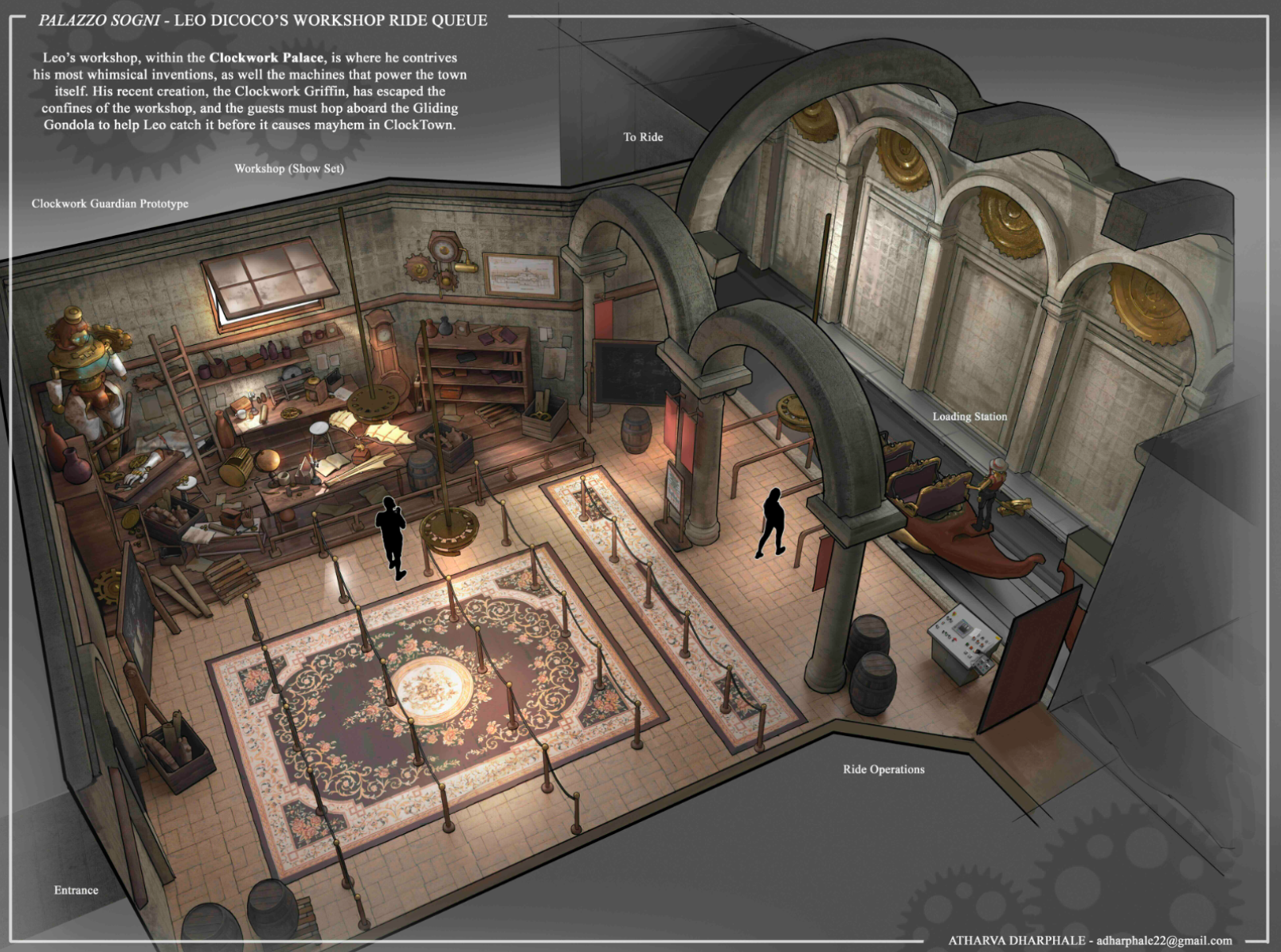 Clockpark - theme park concept, portfolio item 7