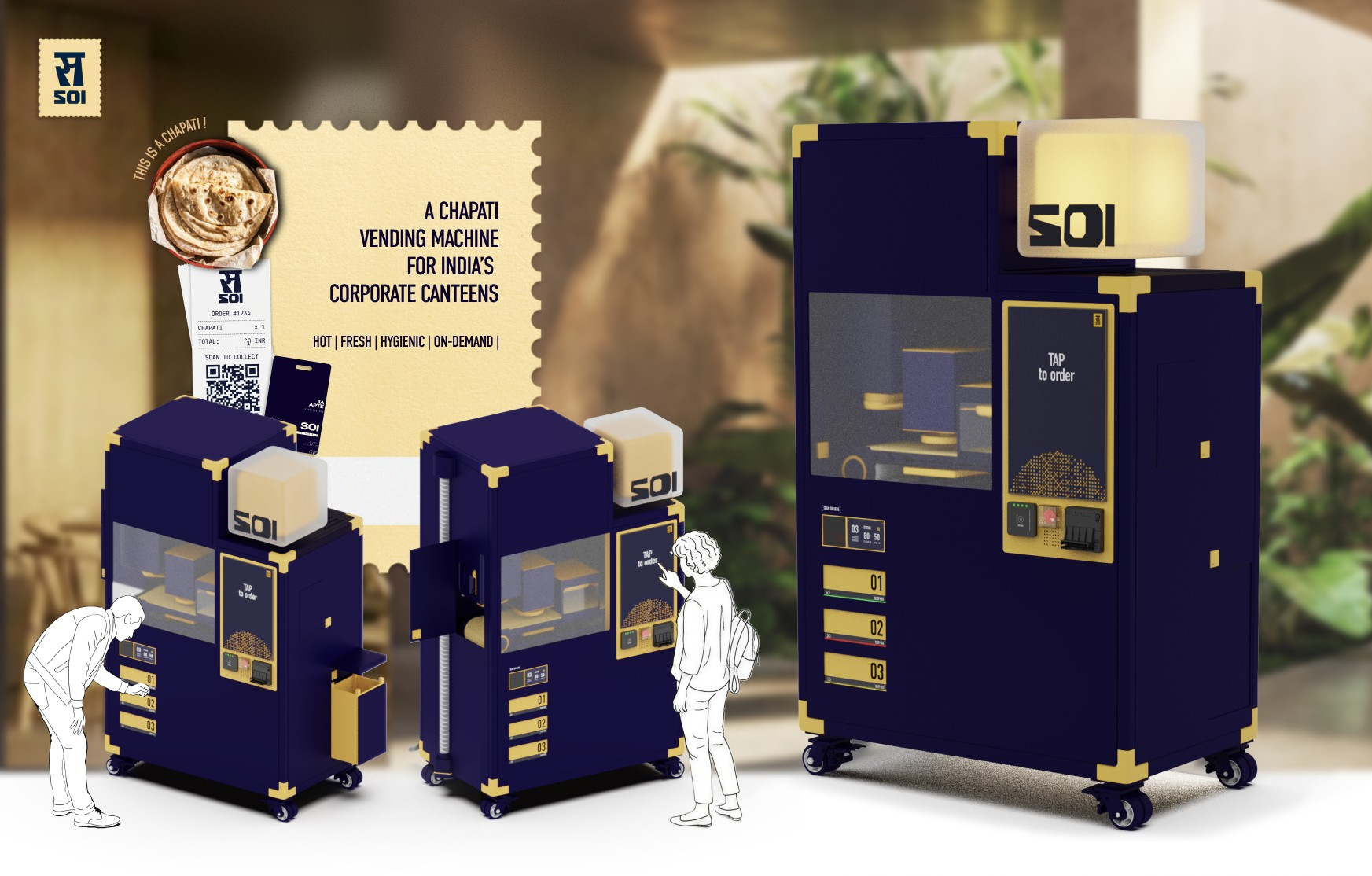 SOI - a Chapati Vending Machine, portfolio item 2