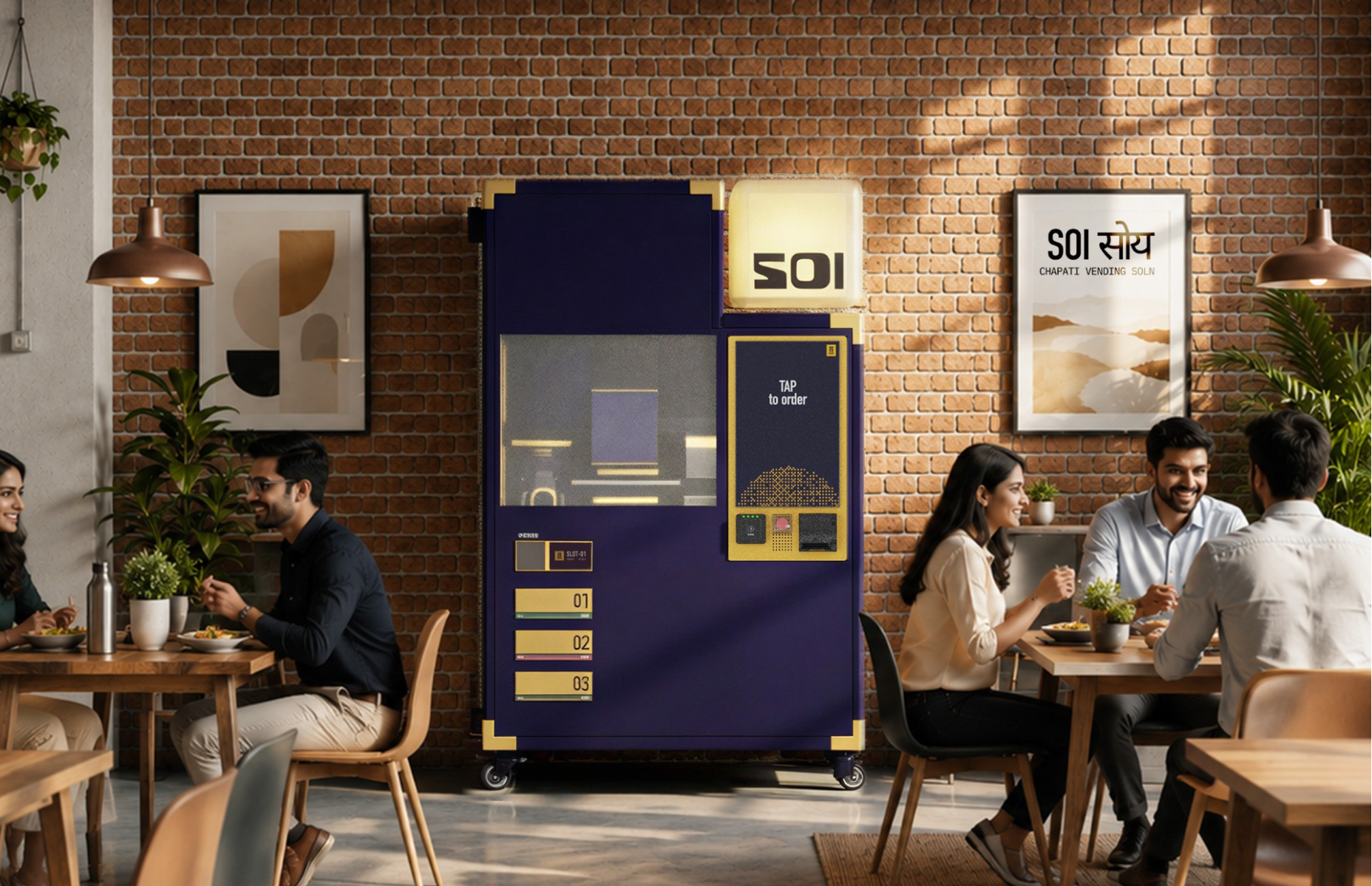 SOI - a Chapati Vending Machine, portfolio item 7