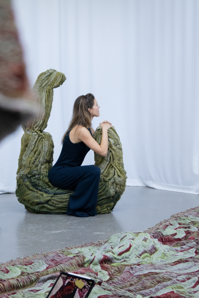 Hybrid surfaces, textile as a portal, portfolio item 4
