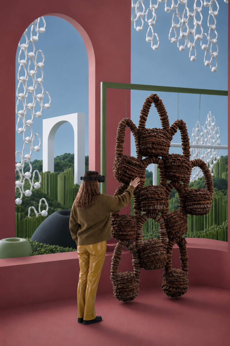 Hybrid surfaces, textile as a portal, portfolio item 11