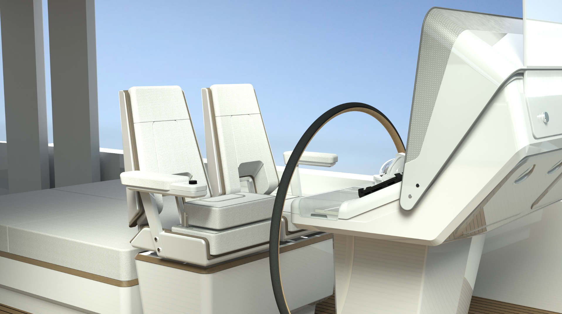 Helm Station for sailing catamarans, portfolio item 9