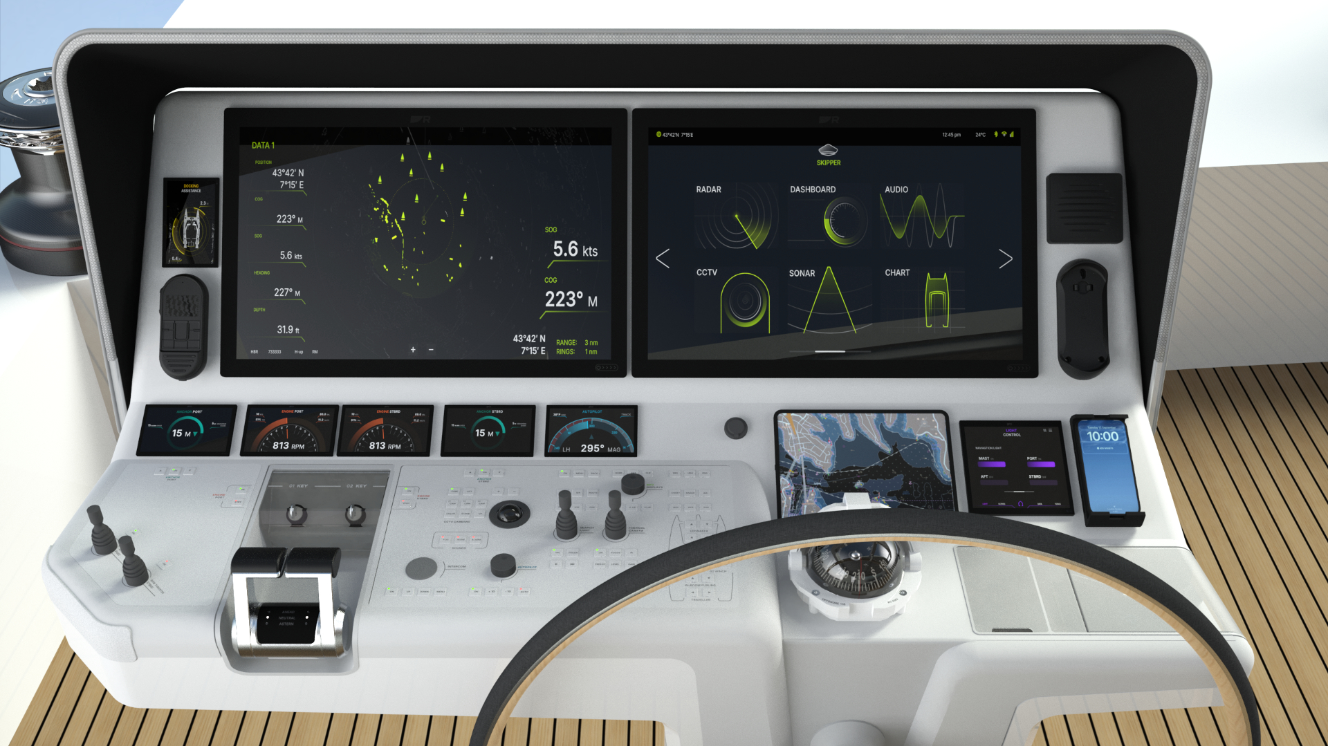 Helm Station for sailing catamarans, portfolio item 8