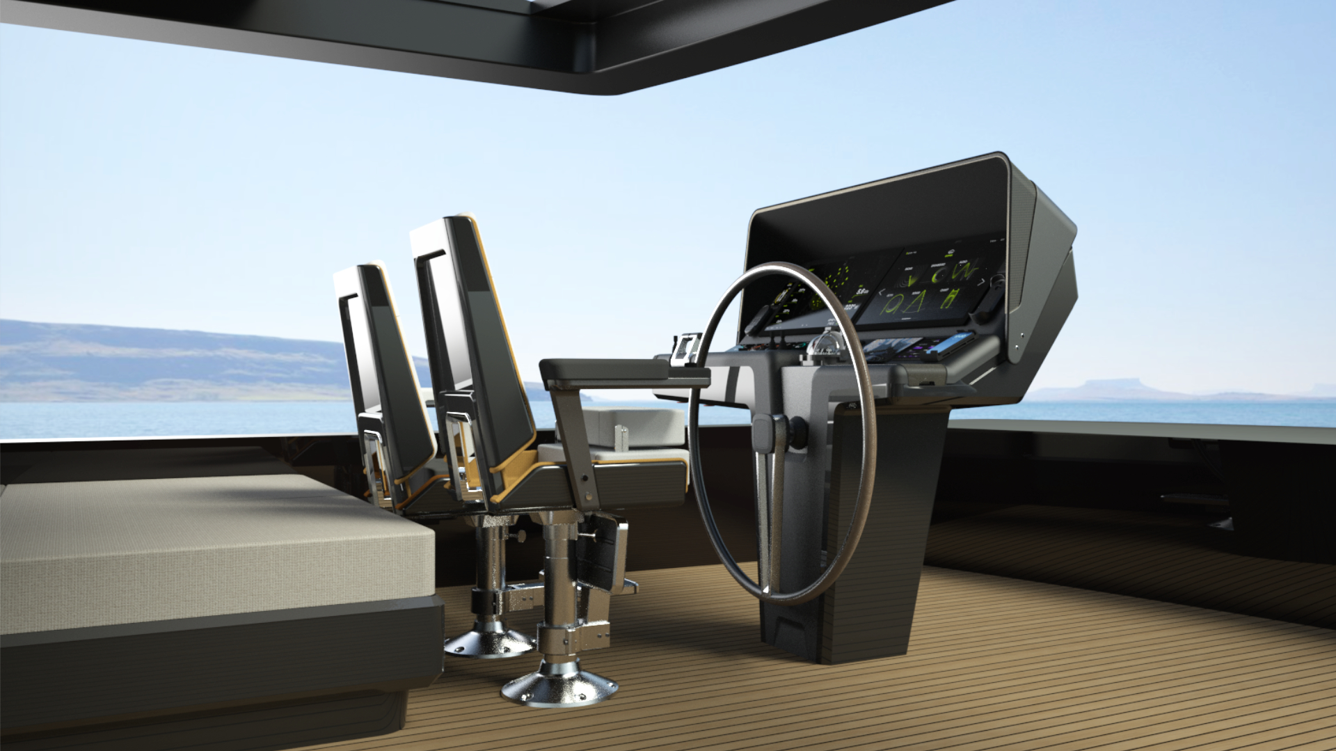 Helm Station for sailing catamarans, portfolio item 7