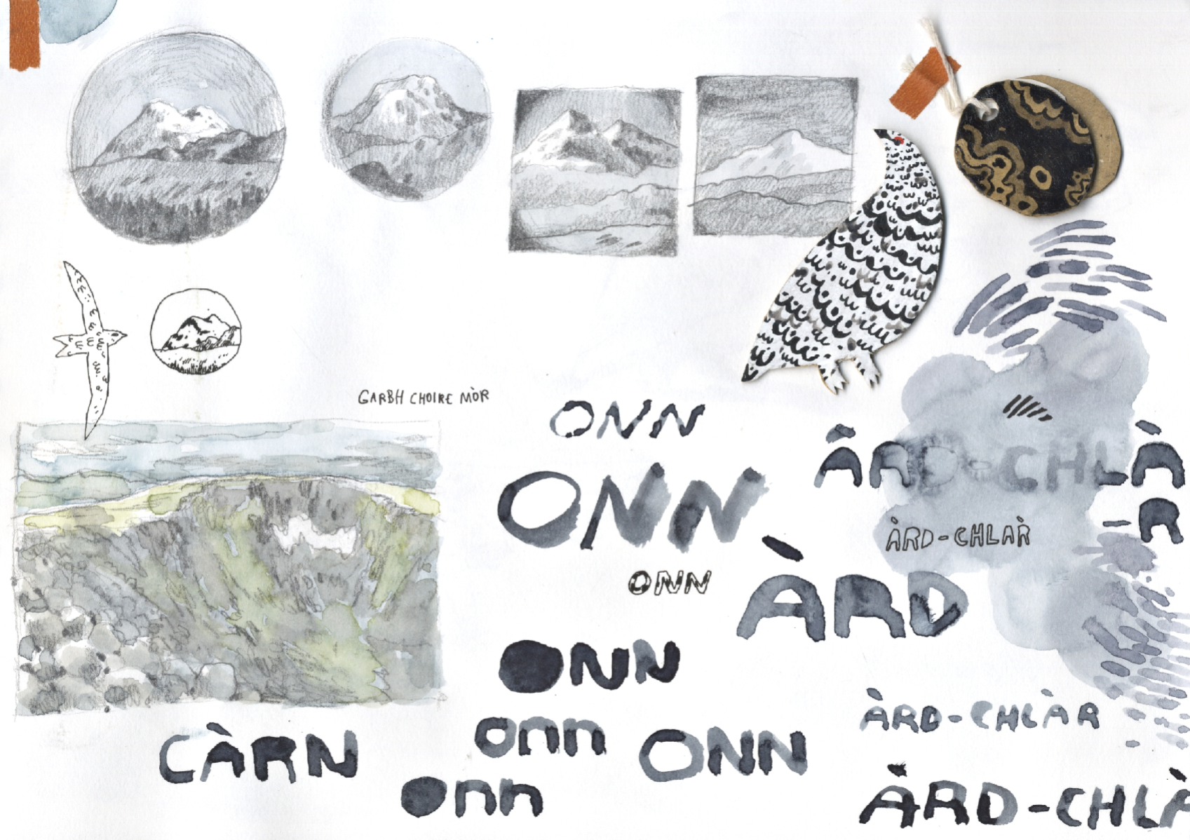 The plateau (in response to the living mountain), portfolio item 9