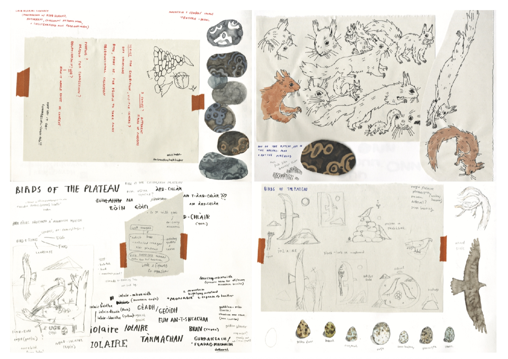 The plateau (in response to the living mountain), portfolio item 13