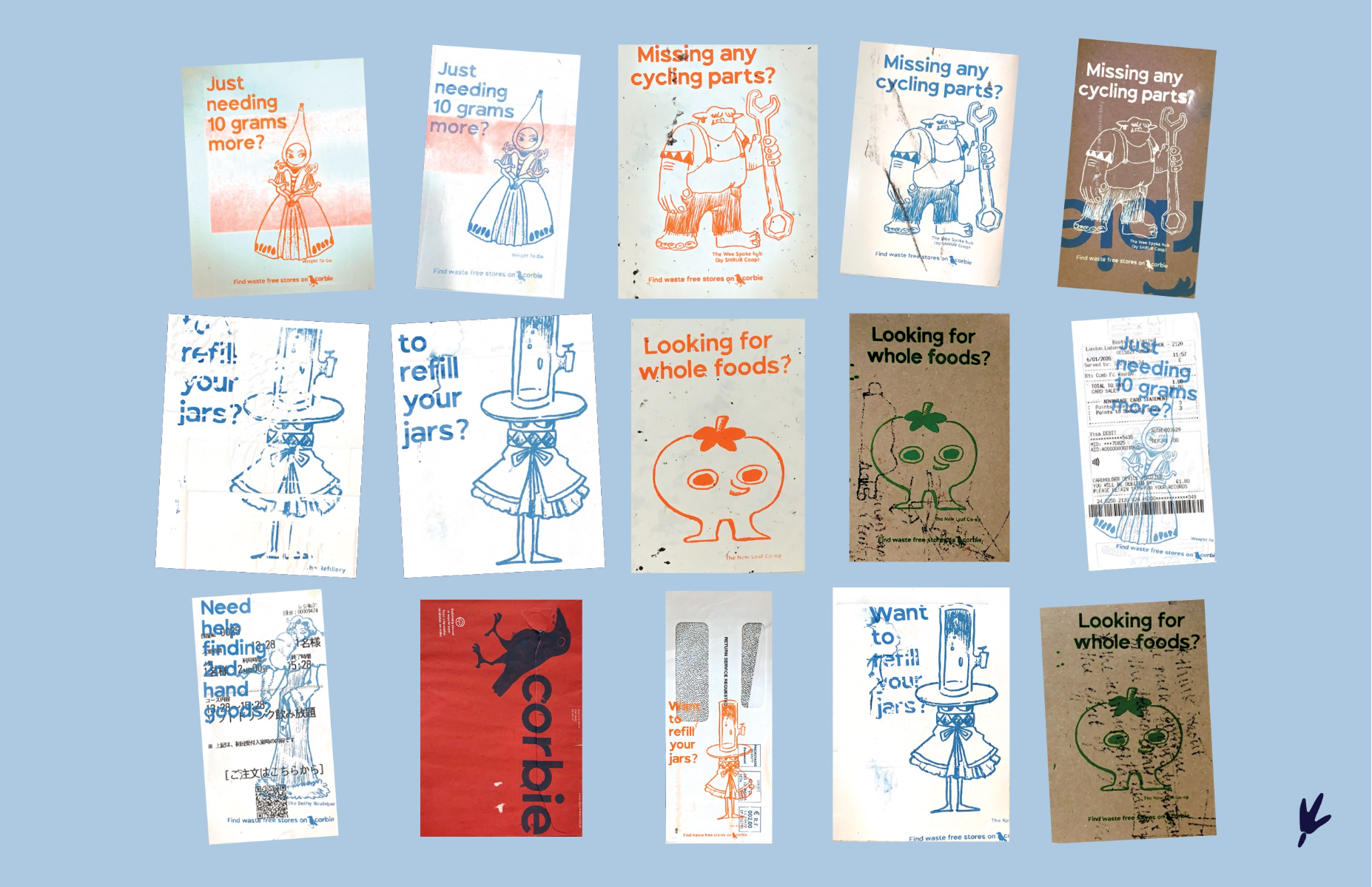 Corbie - waste free campaign app, portfolio item 3