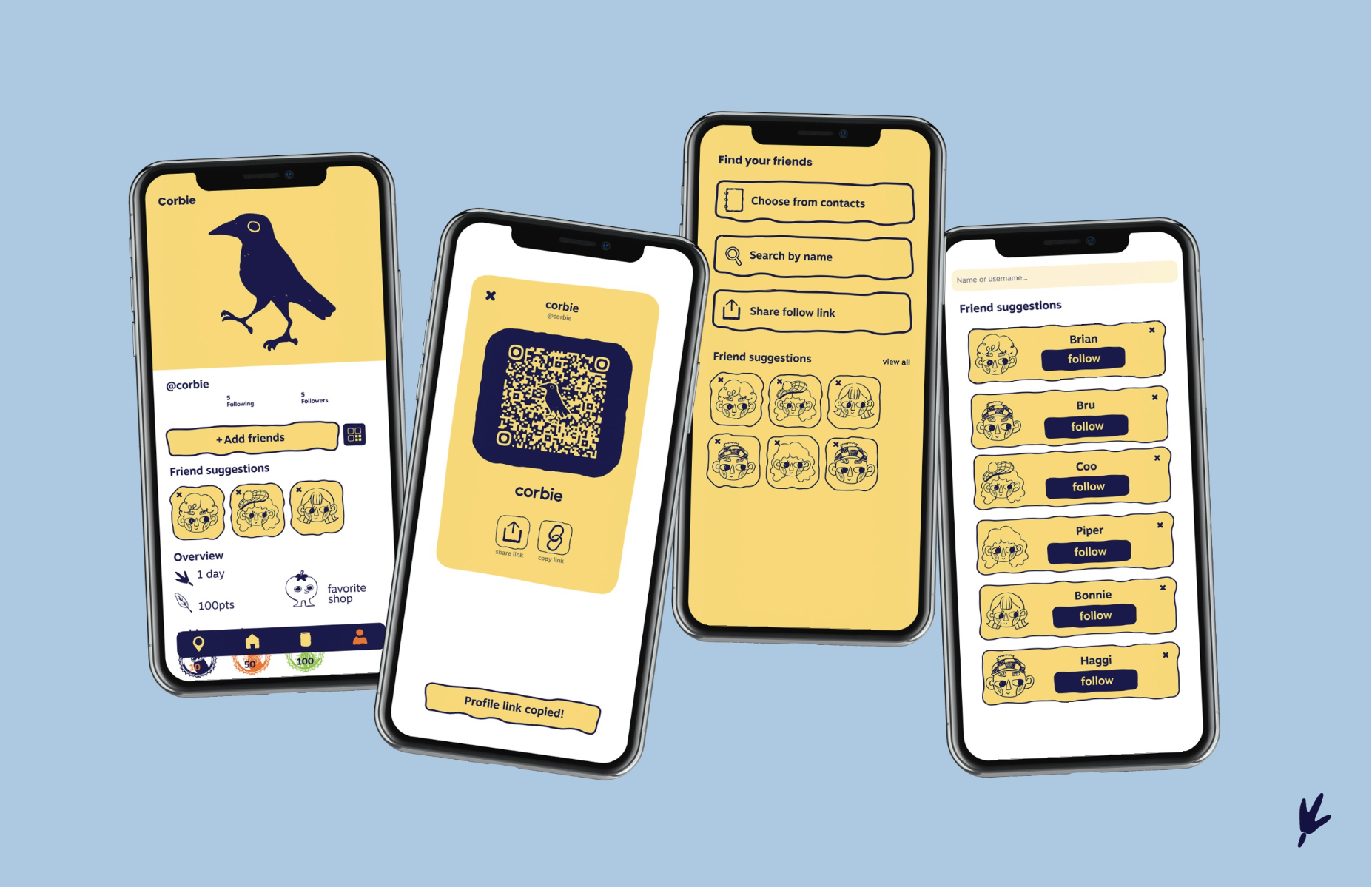 Corbie - waste free campaign app, portfolio item 10