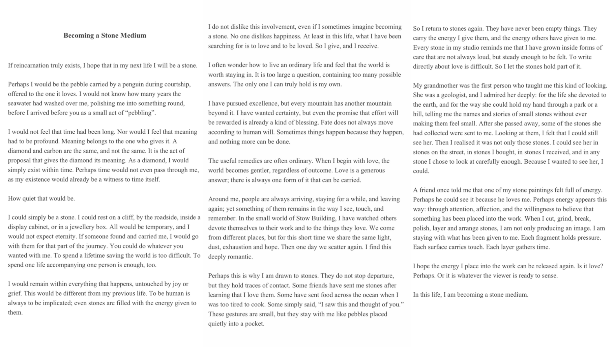 From Attention to Flow, portfolio item 12