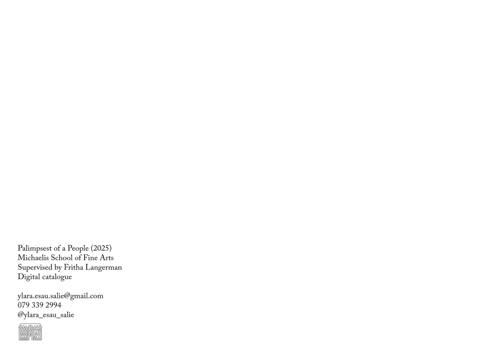 Palimpsest of a people, portfolio item 22