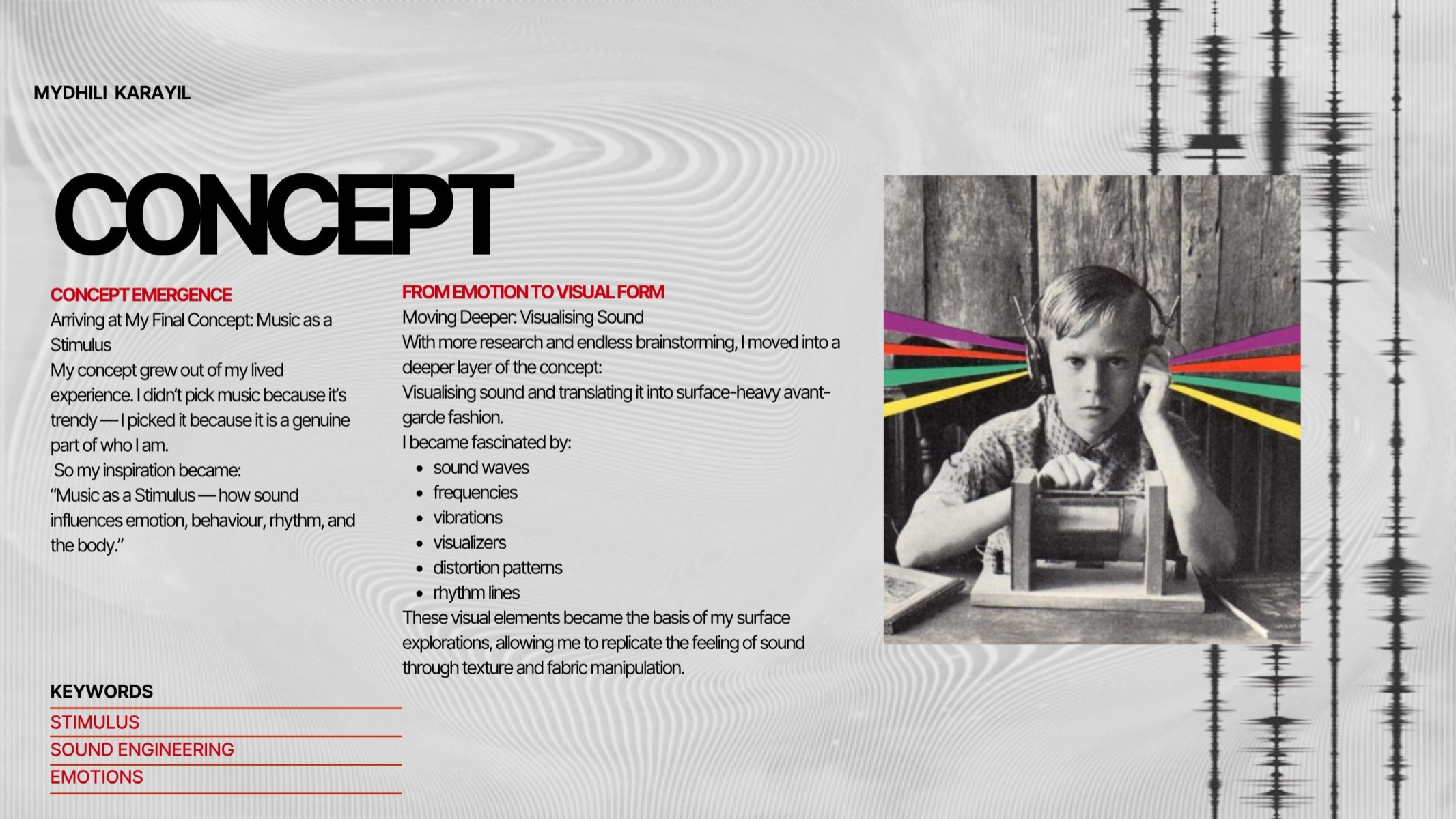 MUSIC AS A STIMULI, portfolio item 9