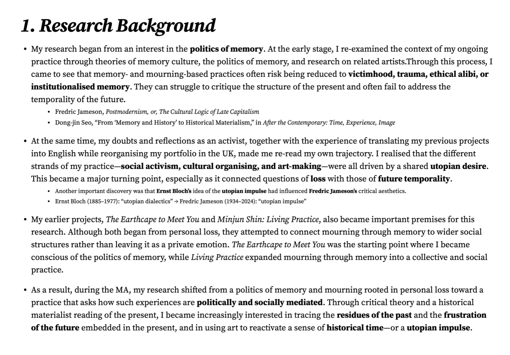 The Un-arrived Homeland, portfolio item 10