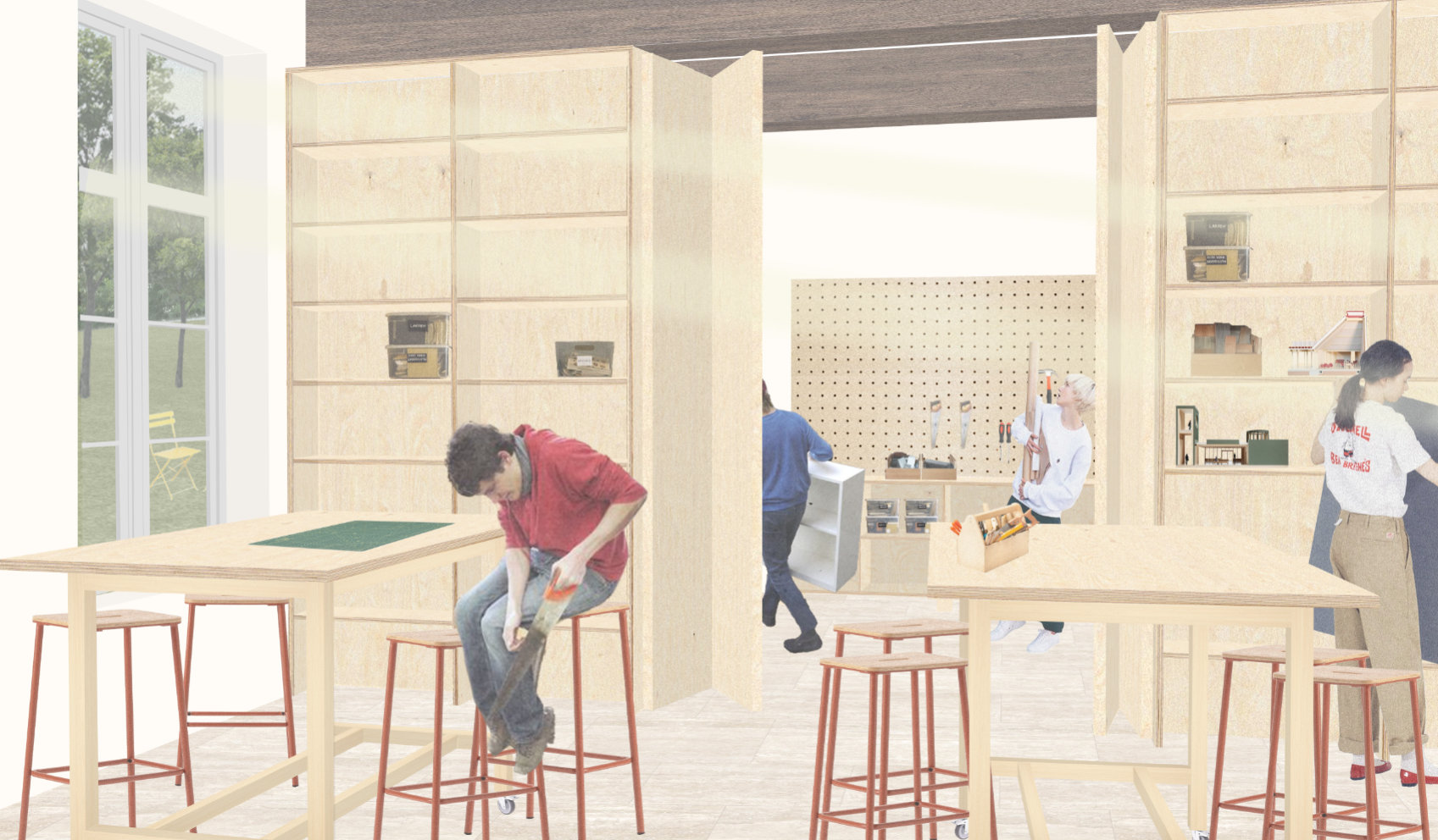 Tower & trajectory: a student residence Brussels, portfolio item 12
