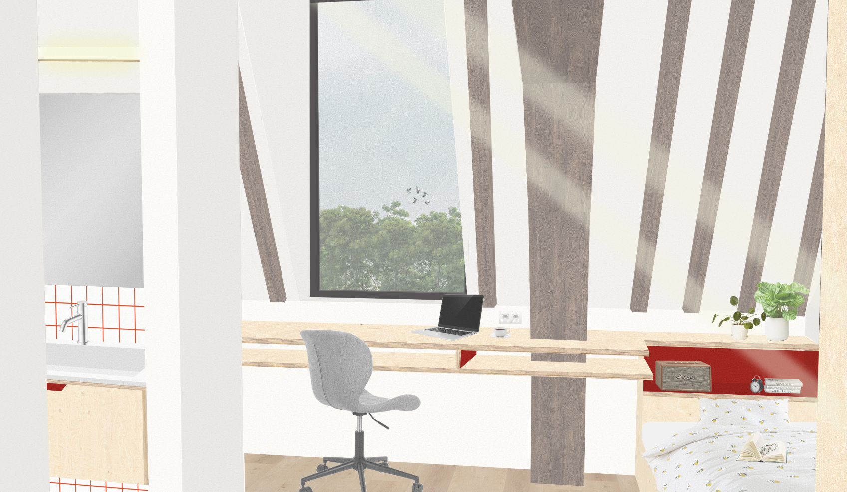 Tower & trajectory: a student residence Brussels, portfolio item 16