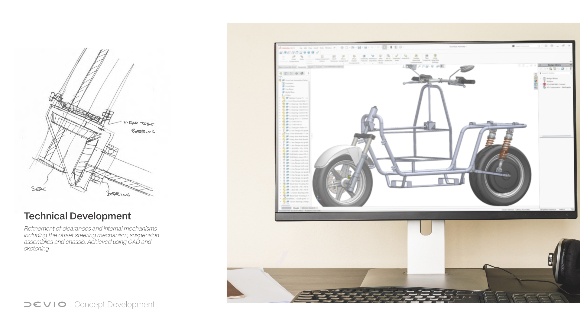 DEvio - specialised food delivery vehicle, portfolio item 7